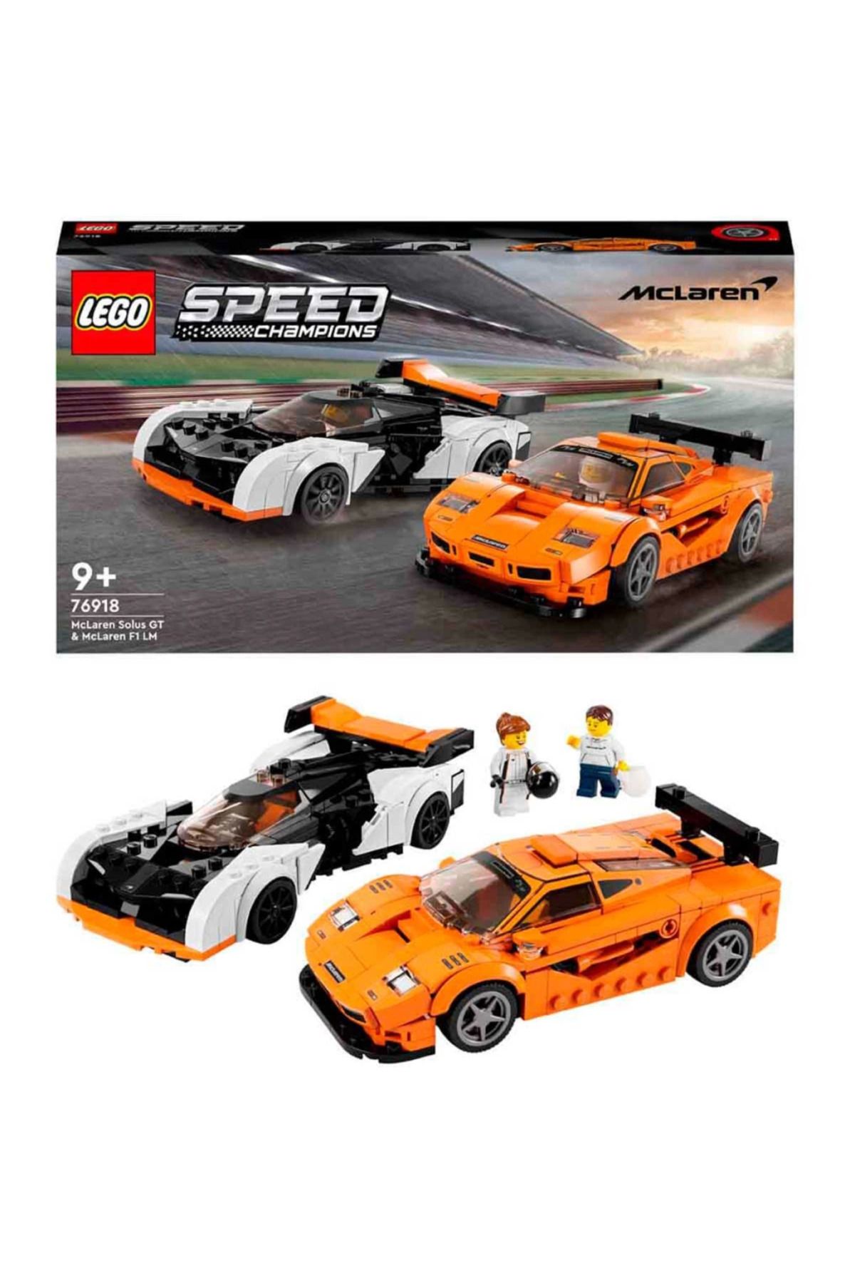 VB QUALITY Speed Champions McLaren Solus GT ve McLaren F1 LM 76918