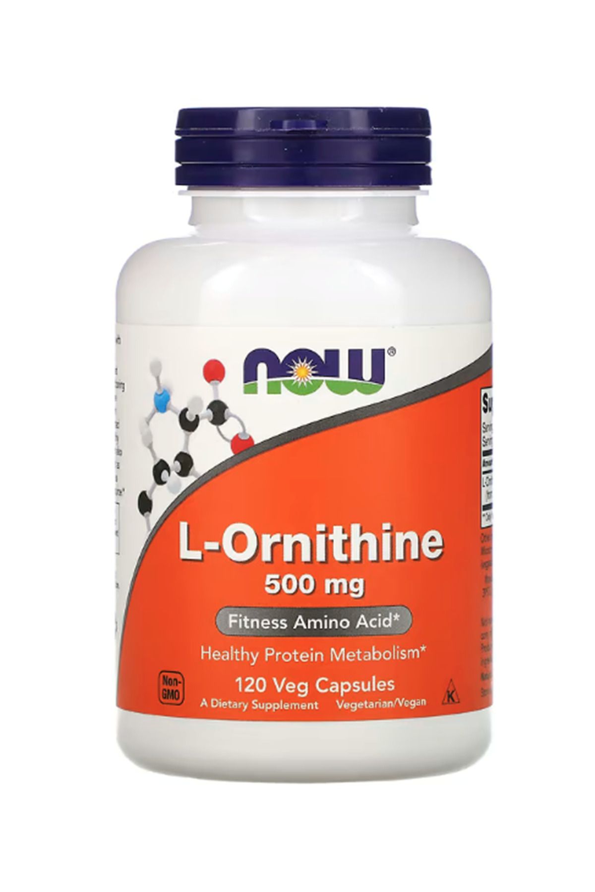 Now Foods L-ornithine 500mg 120 Veg Capsul. Usa.ozelsporcugıdaların'dan .3839