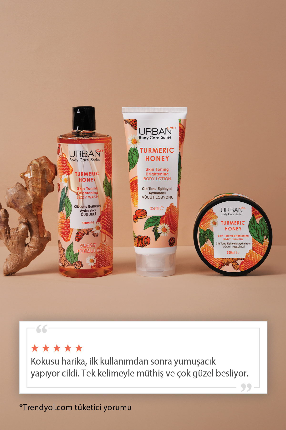 Turmeric Honey Cilt Tonu Eşitleyici ve Aydınlatıcı Vücut Peelingi 250 Ml-vegan — URBN-PEELNG2 — تصویر 7 از 7