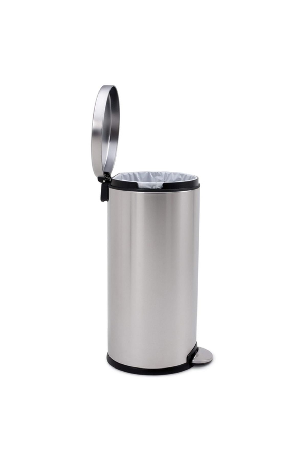 Simplehuman-Fingerprint-Proof Brushed Stainless Steel Step Trash Can 1