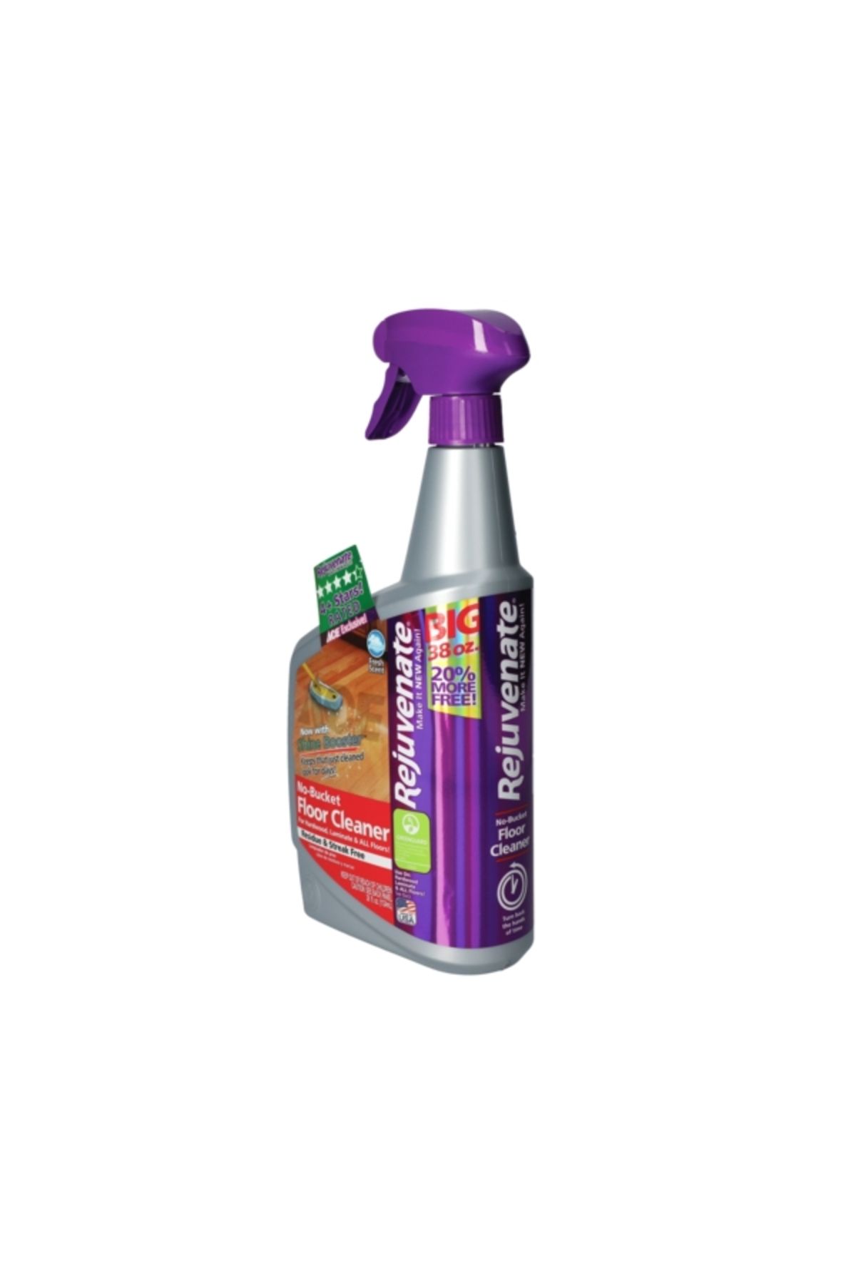 REJUVENATE-Residue and Streak Free No-Bucket Floor Cleaner 38fl.oz 4