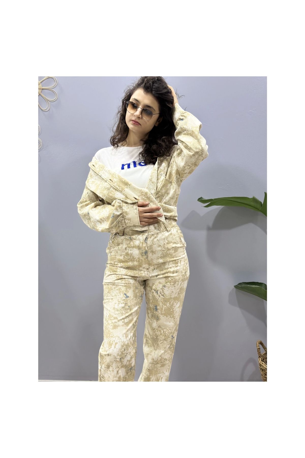 OllaCollection Batik Desenli Pantolon