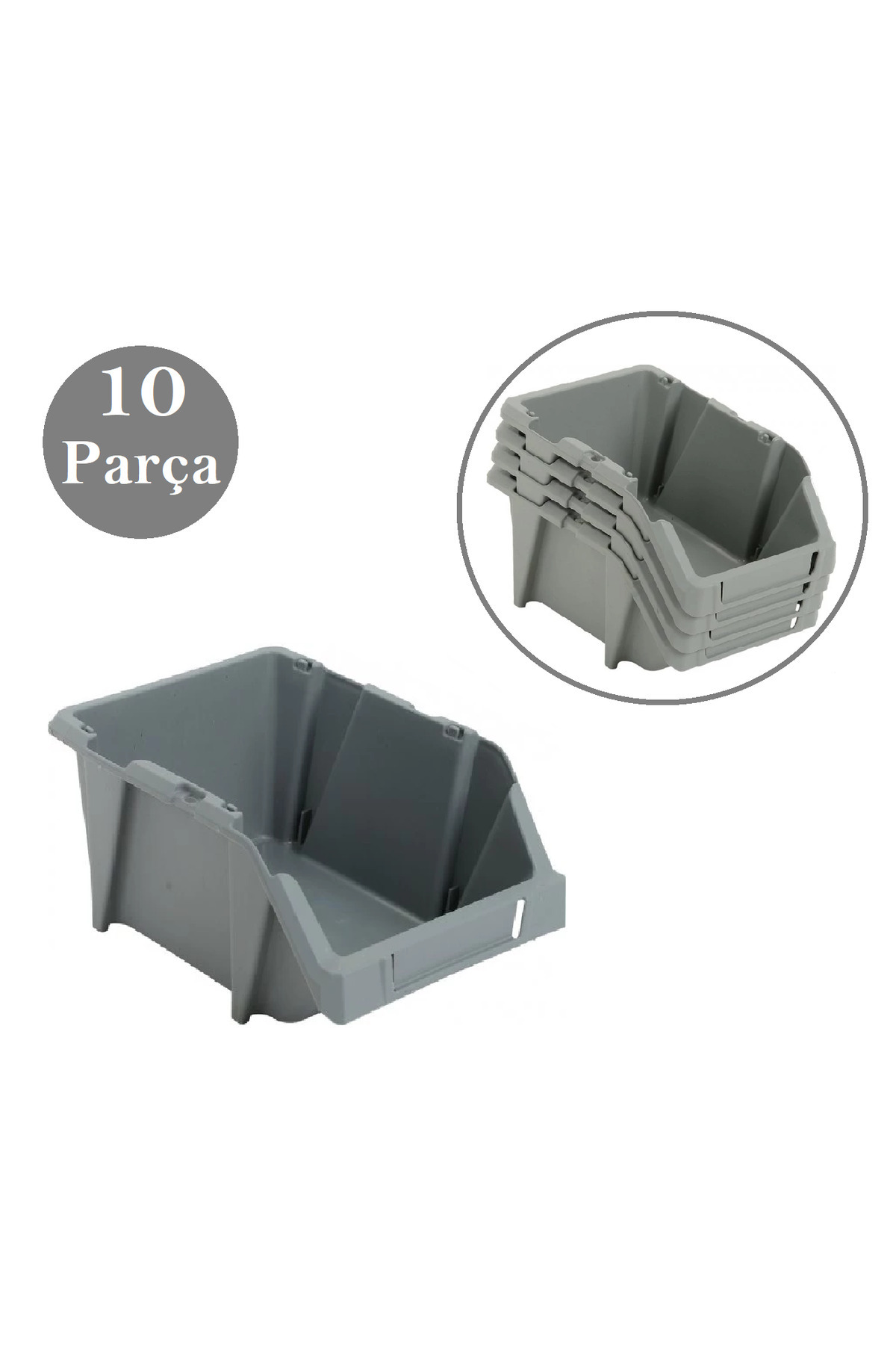 Venoa Dg25 Depo Raf Düzenleyici Parça Saklama Avadanlık Kutusu 10 Parça 300x200x130 Mm