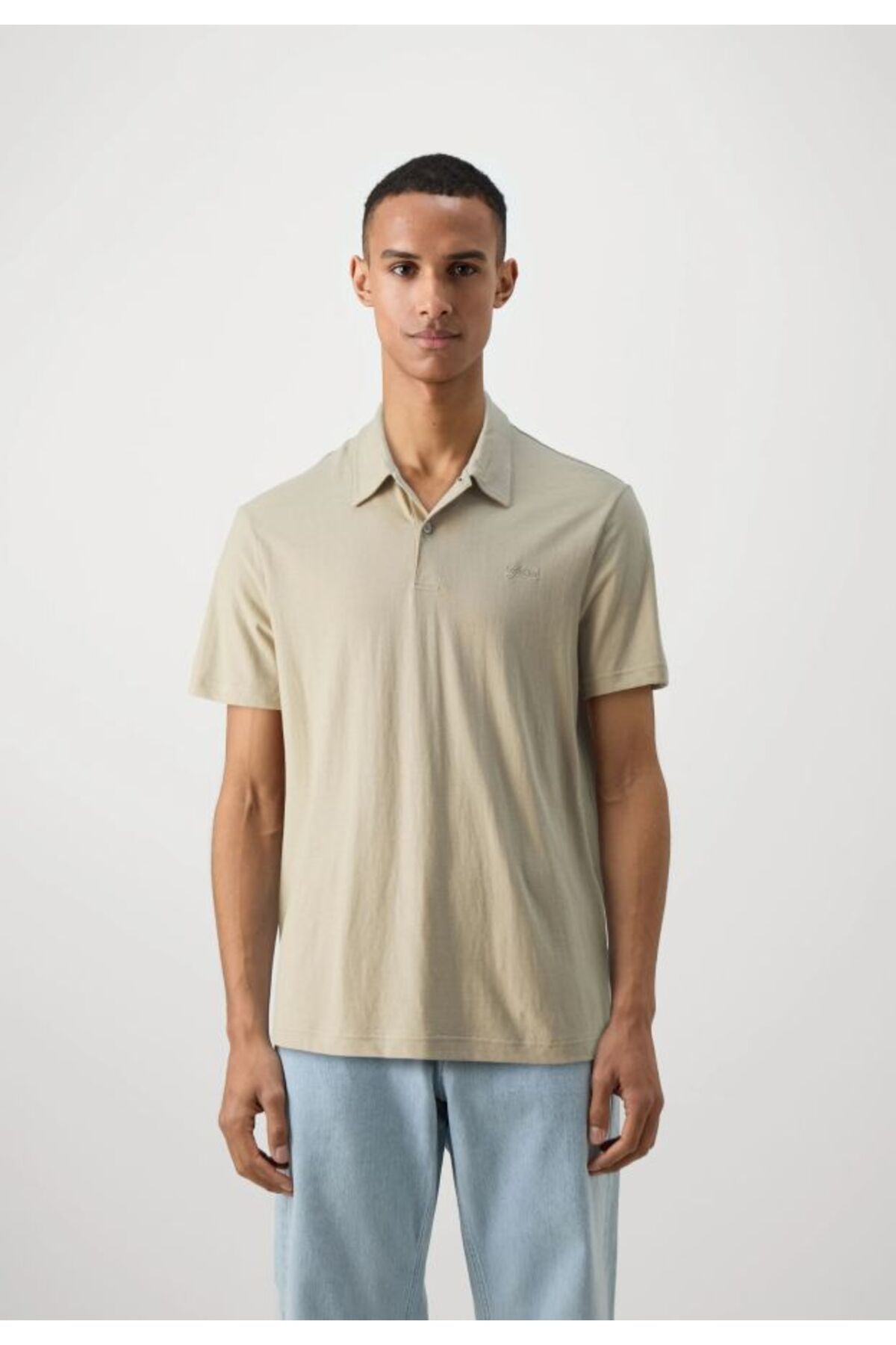 Guess-Polo T-shirt - Beige - Regular fit 1