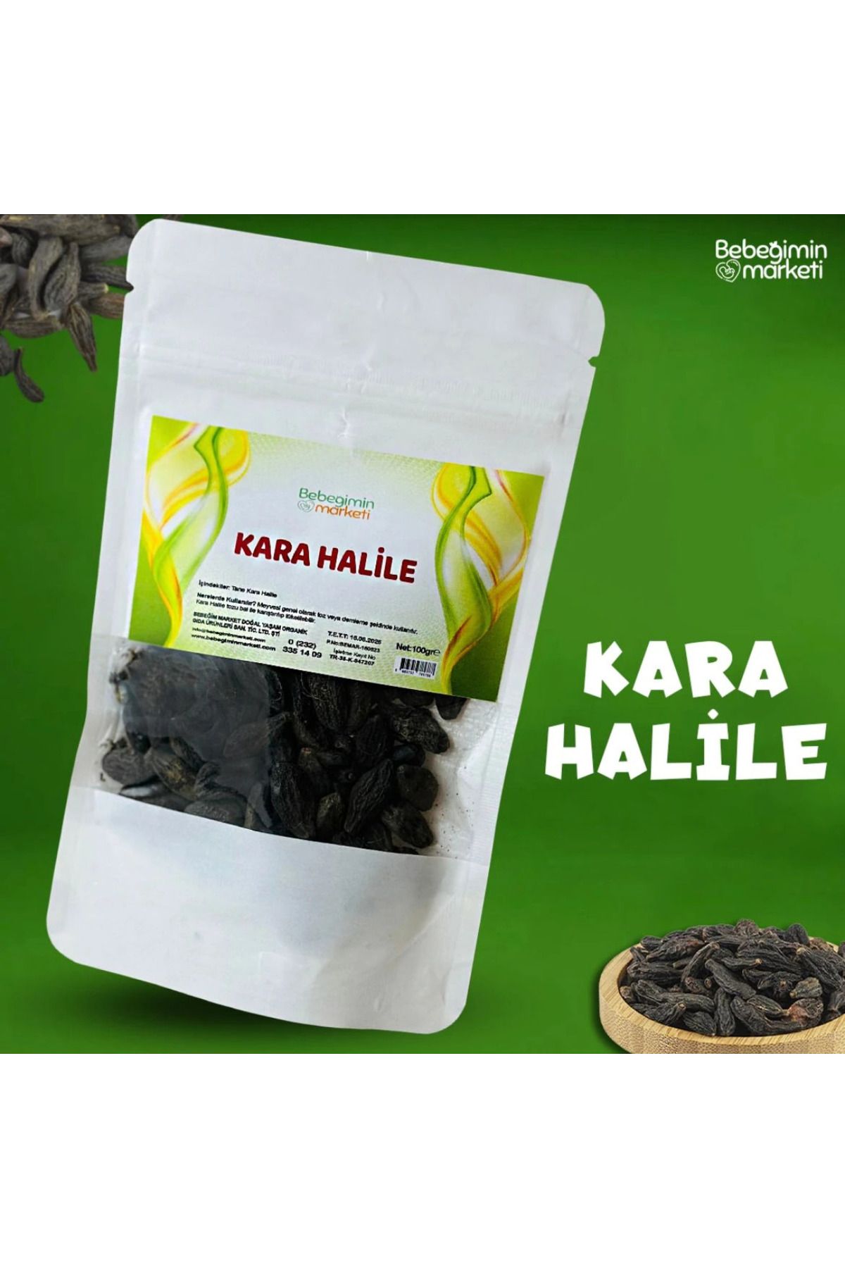 Bebeğimin Marketi KARA HALİLE 100 GRAM