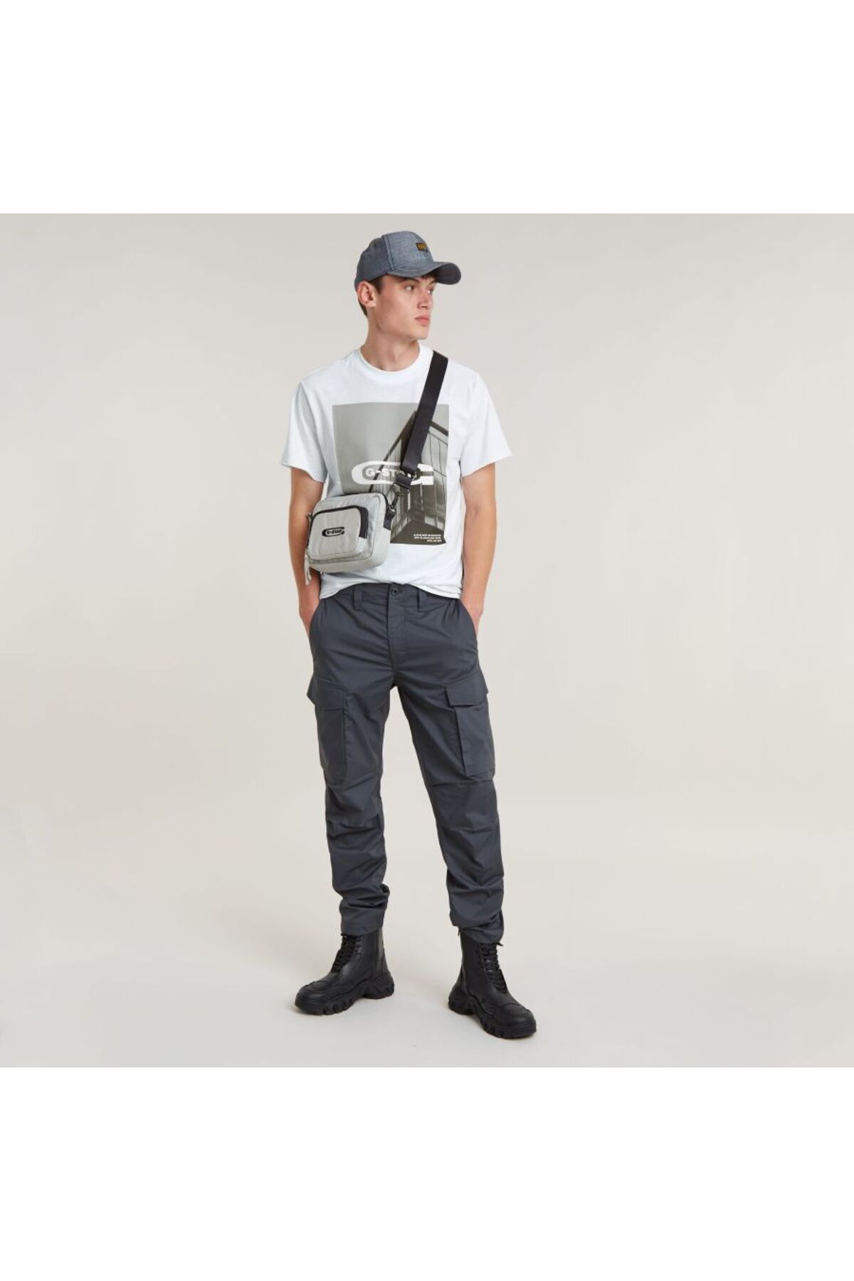 شلوار خاکستری مردانه G STAR RAW محموله منظم هسته G-STAR RAW
