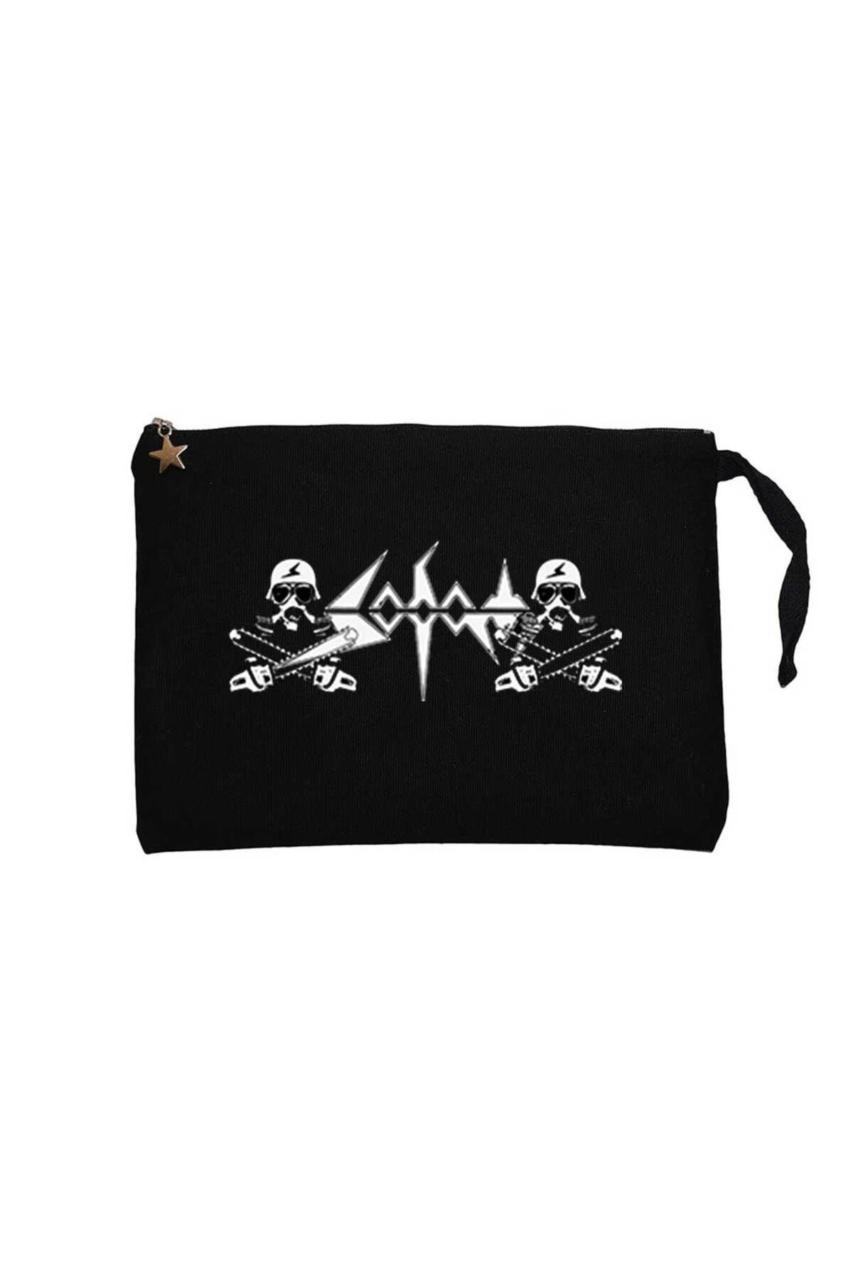 Z zepplin Sodom Twin Gas Siyah Clutch Astarlı Cüzdan / El Çantası