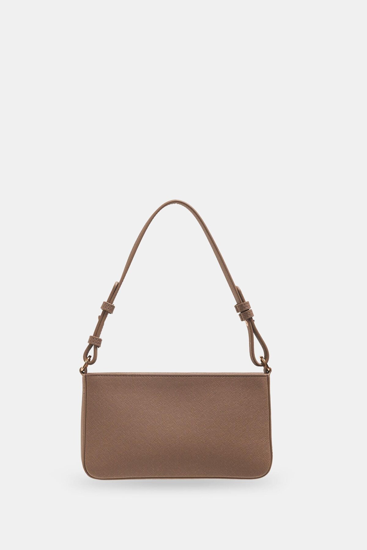 Setre-Dark Beige Belt Detailed Shoulder Bag 4