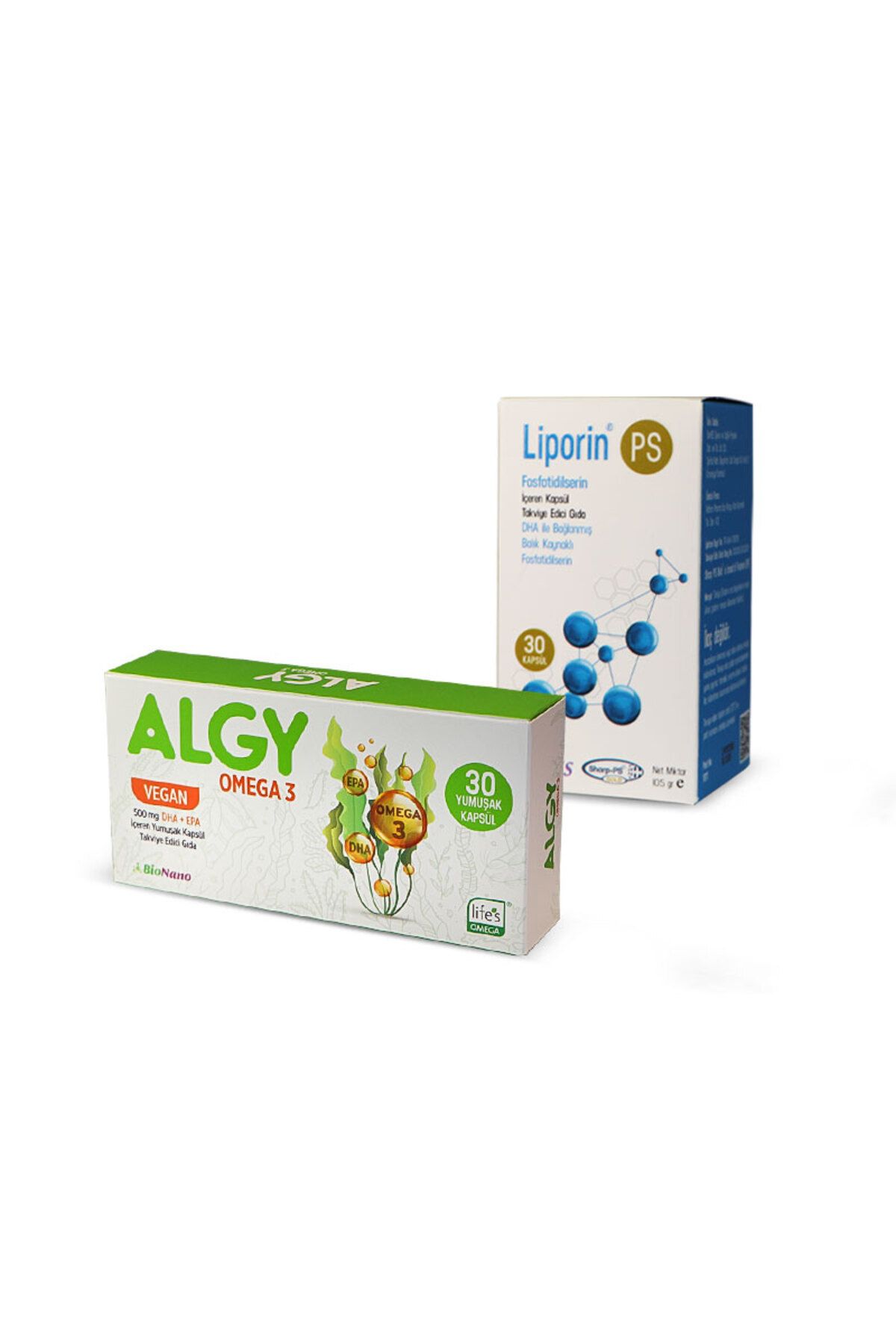 ALGY Omega 3 (Yüksek DHA) & Liporin PS