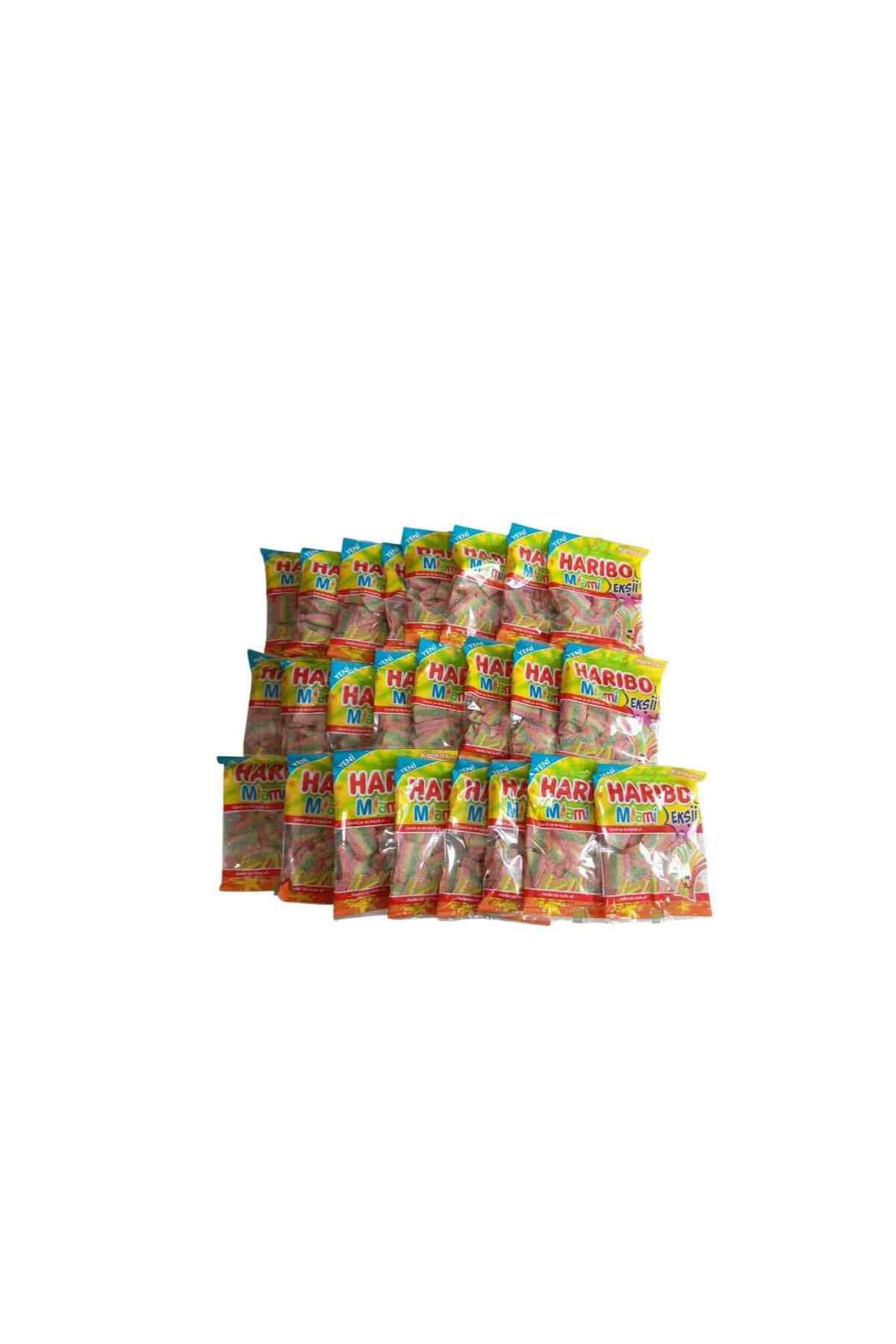 Haribo miami ekşili 24adet x 70gram