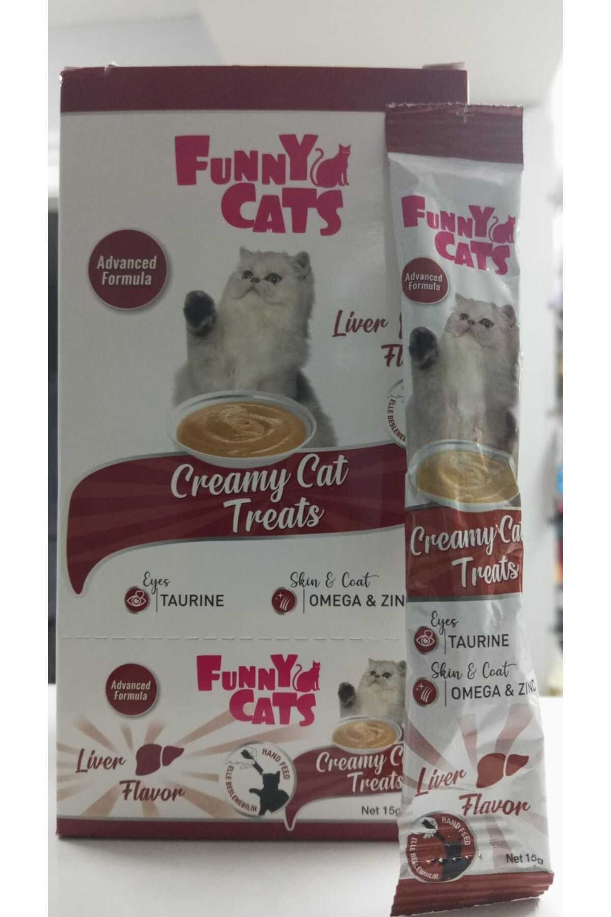 Funny CATS ÖDÜL MAMASI CİĞER AROMALI 25x15g