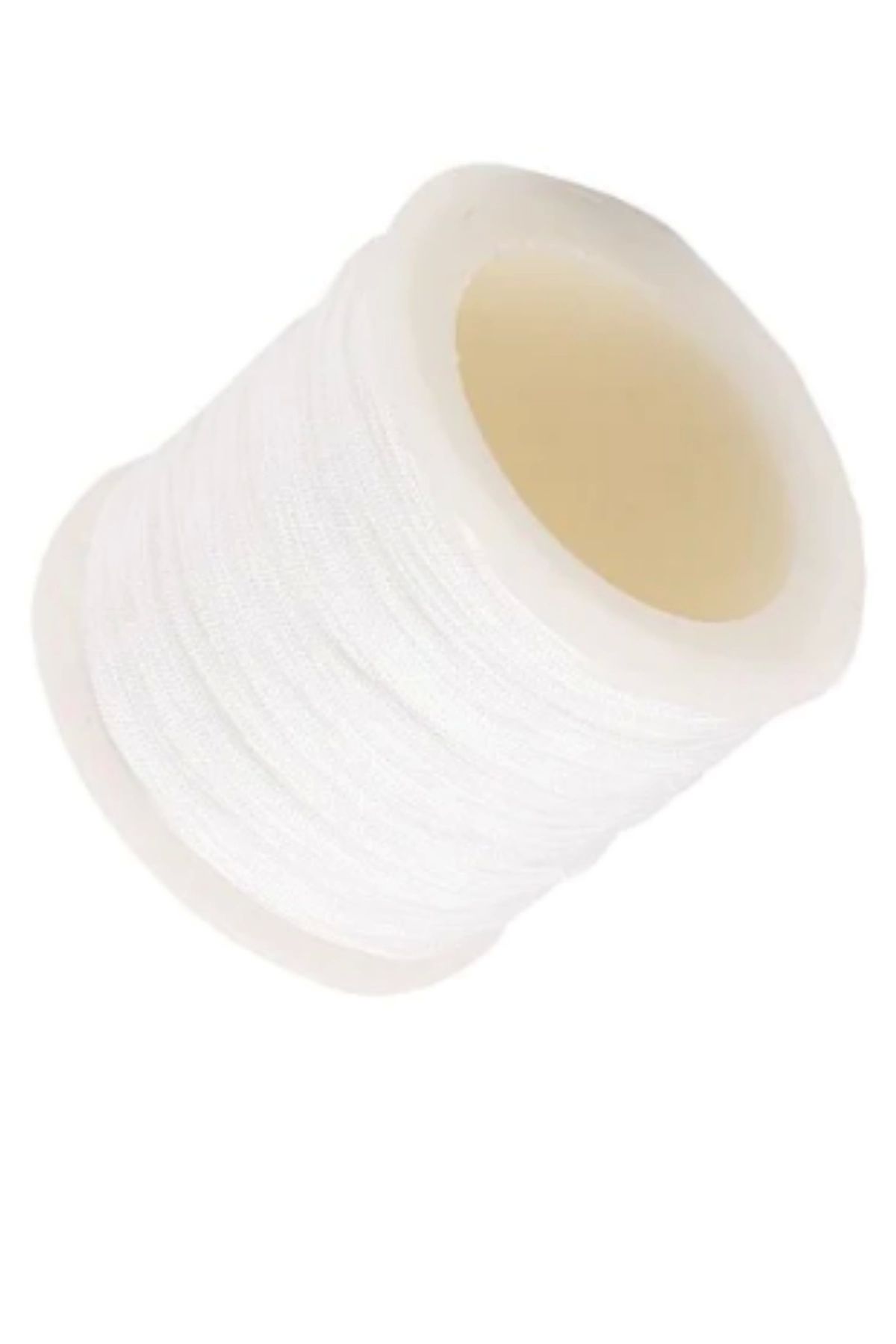P Parla Paraşüt İpi, Bileklik-Kolye örgü ipi 1 mm 50 metre Beyaz