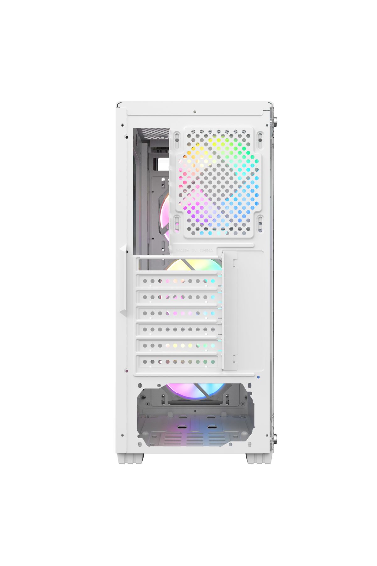 SHARX-CASE (S-200W)STRIKER ARGB ATX, 4x120mm Fans,Glass Panel, Type C Dongle,USB 3.0/2.0,Power/Reset 7