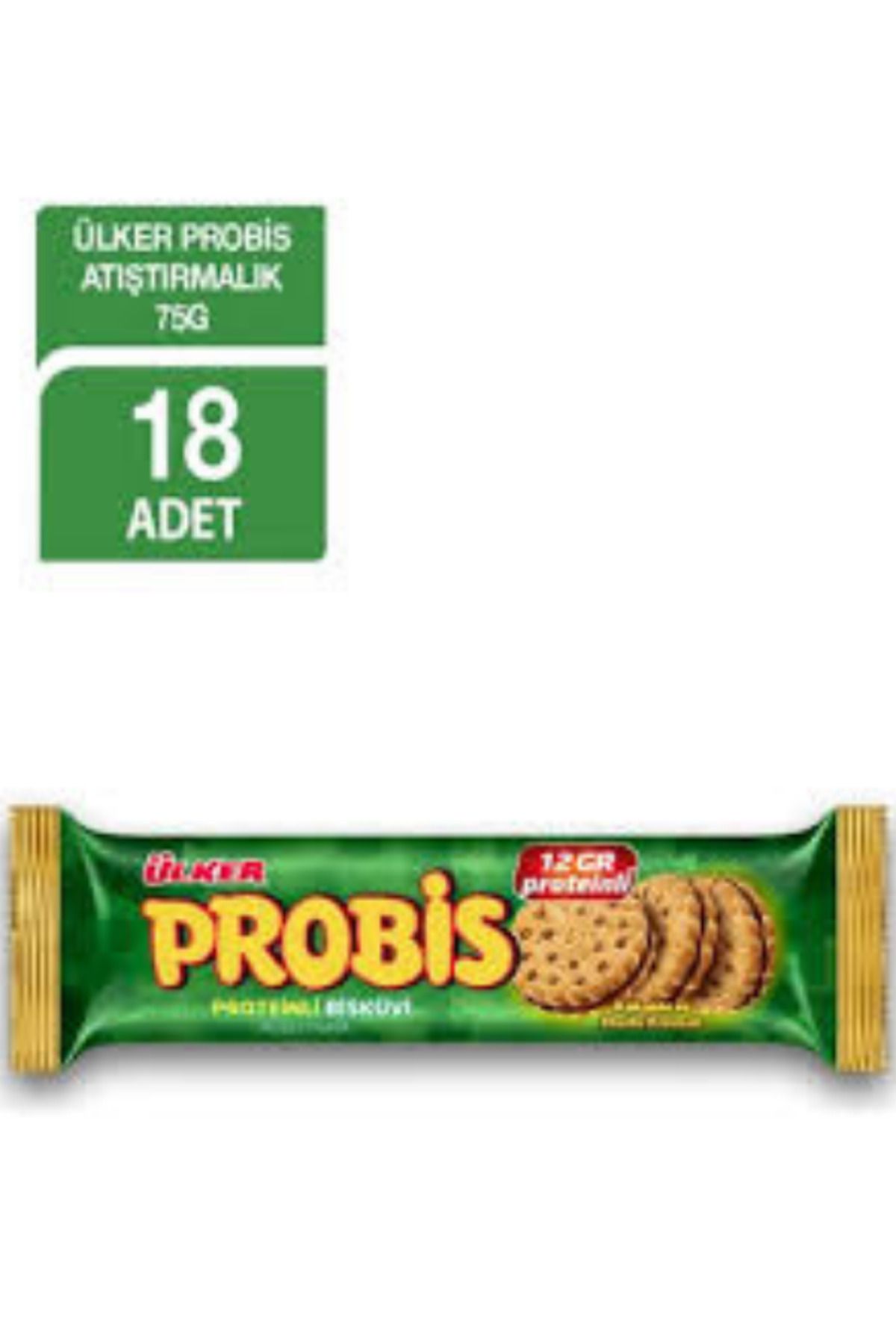 Ülker ÜLKER PROBİS SANDİVİC BİSKUVİ  75 GR 18 ADET