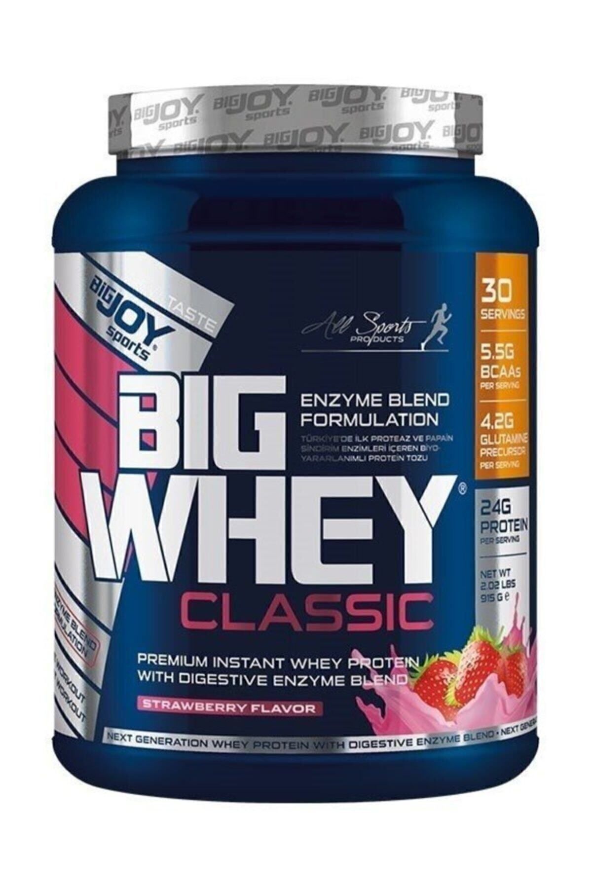 Bigjoy Sports Big Whey Classic Çilek Aromalı Protein Tozu 990 gr 30 Servis - Shaker Hediyeli-4