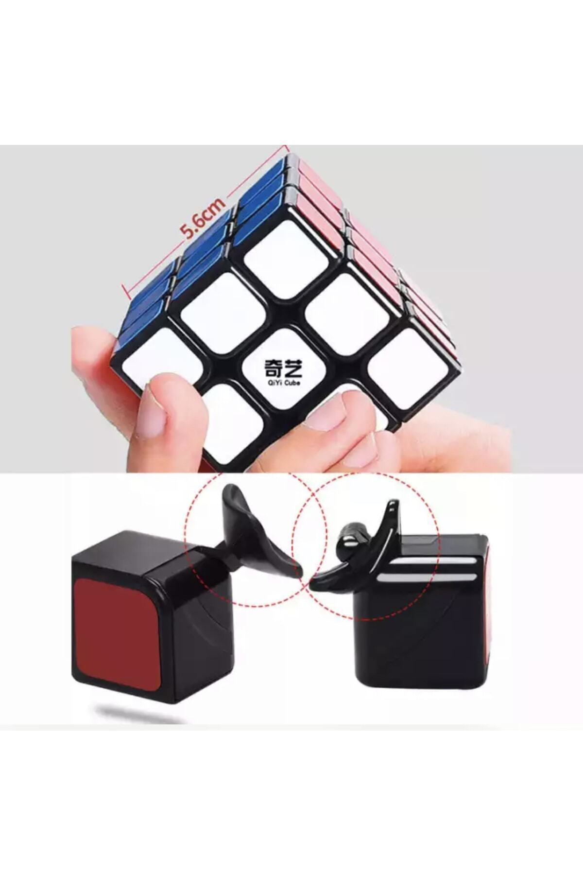 BASRİHOME Qiyi Speed Cupe Hızlı Profesyonel Dekompresyon Rubik Küp Zeka Küpü fotoğrafı 2 (önizleme)