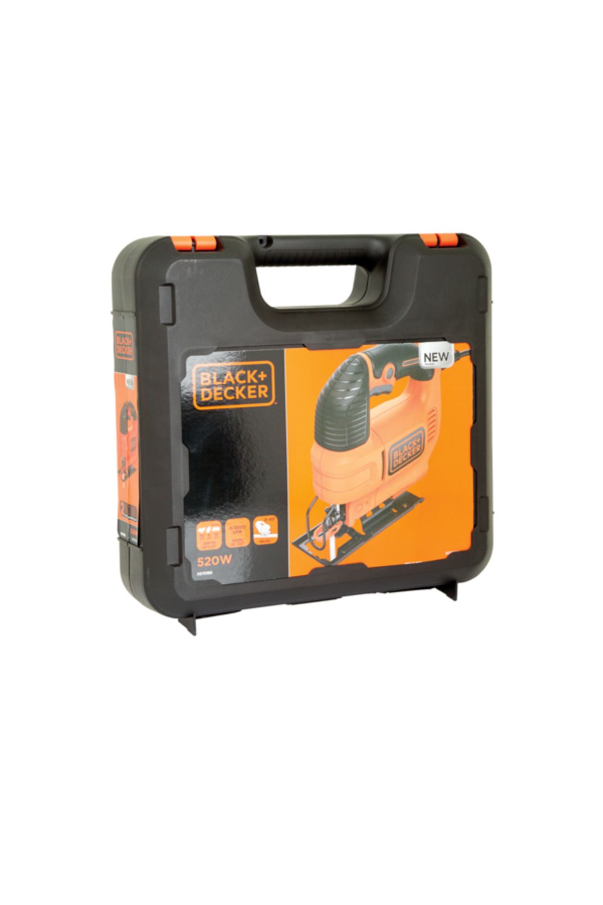 Black&Decker-Compact Jig Saw Power Tool with Blade and Kit Box 2