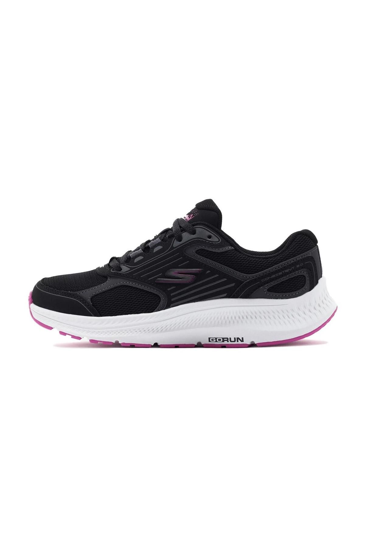 SKECHERS-128606   حذاء رياضي Go Run Consistent 2.0 باللون الأسود الفوشيا 5
