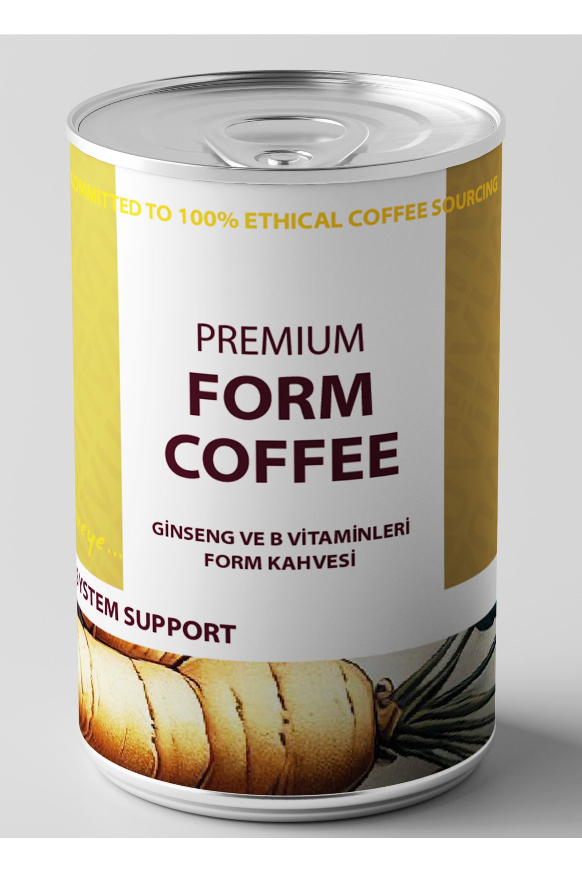 GRADA Ginseng FORM Kahvesi - Ginseng Coffee - Premium Ürün - Bağşıklık Sistemini Güçlendirici - 150gr