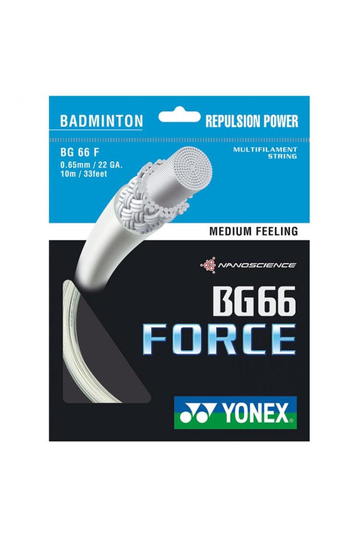 YONEX Bg 66 Force Badminton Kordajı Beyaz (10M)