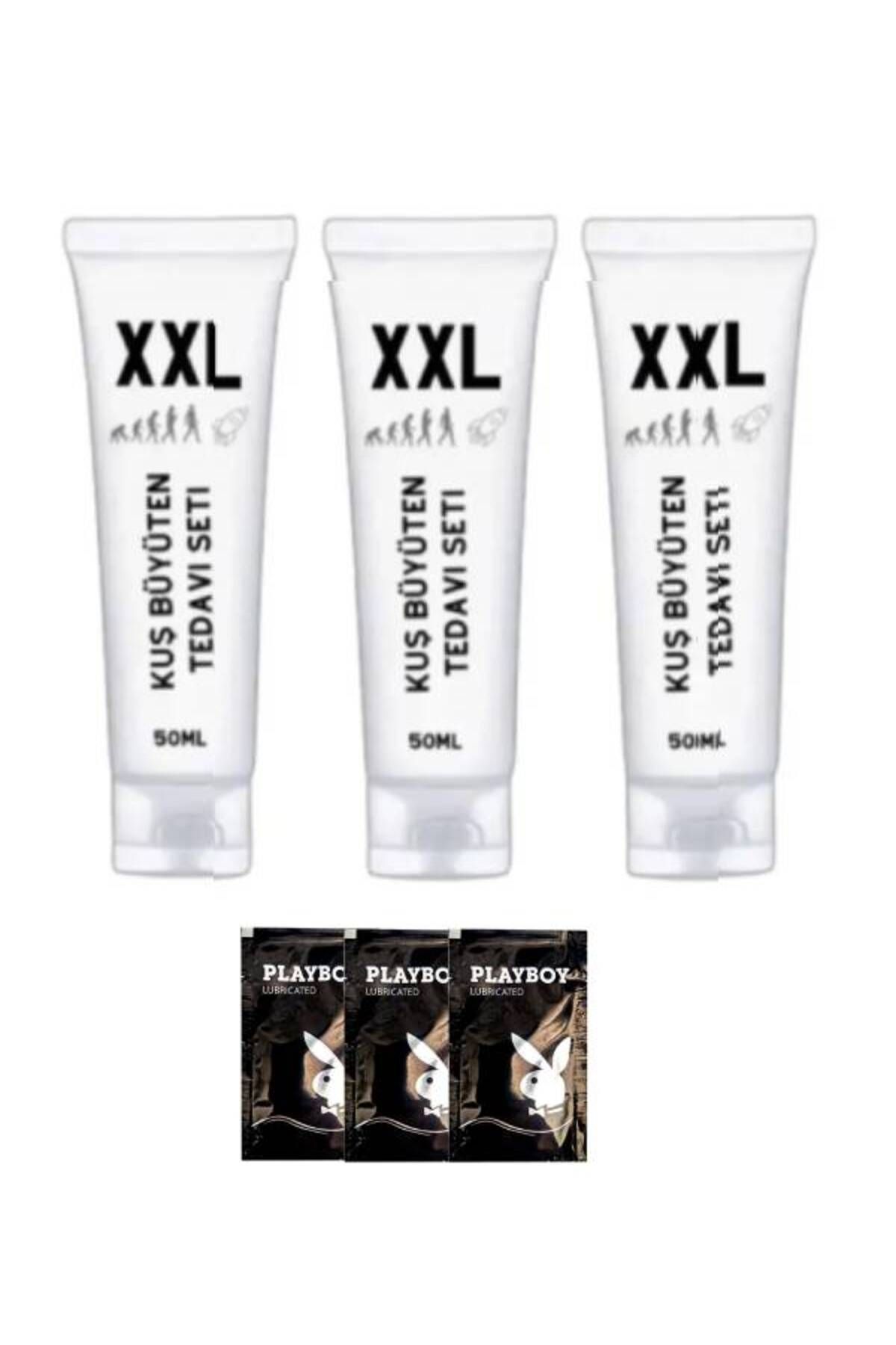 MA CREAM XXL Kuş Buuyutücu Erkek Bakım Kremi 50ml x 3 Ad + Kayganlaştırıcı Jelle