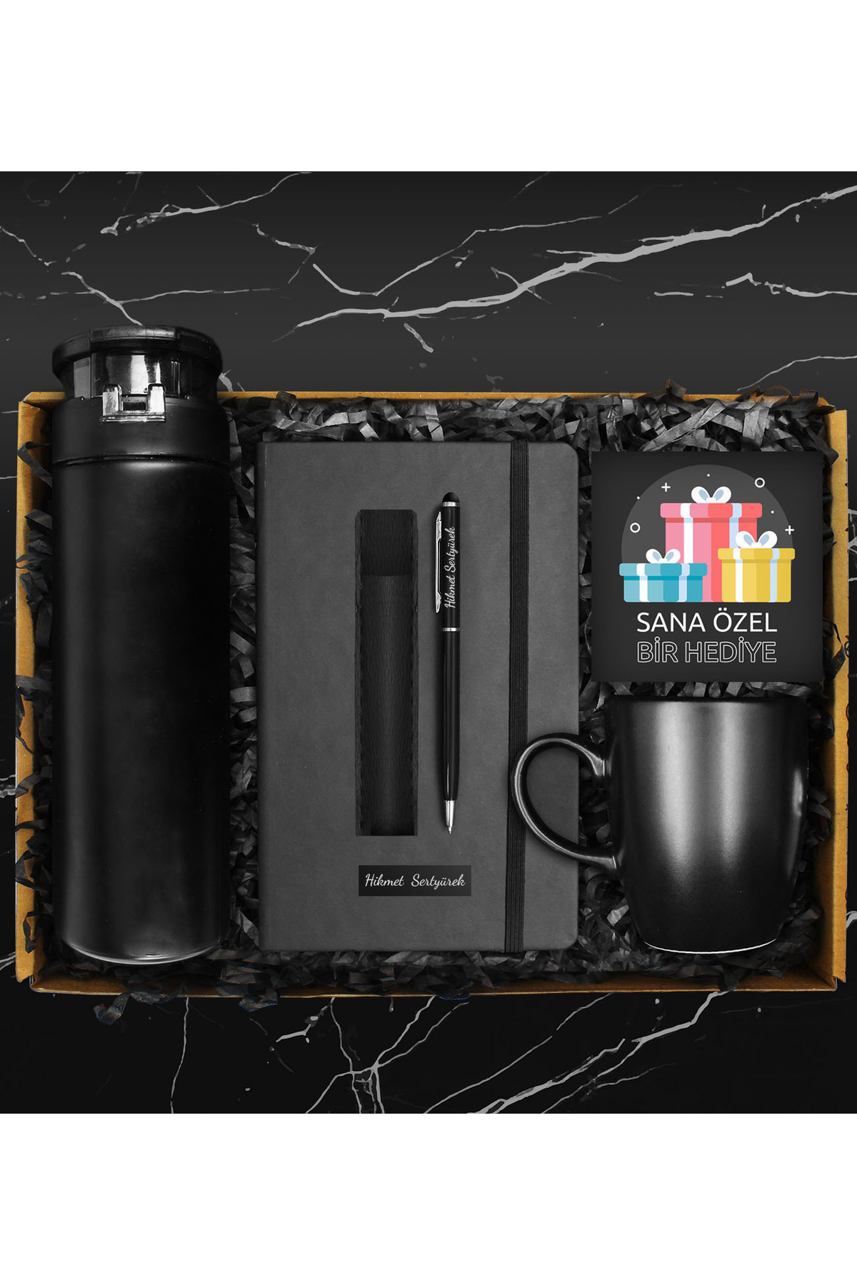 Genel Markalar Yıldönümüne Özel Tasarım Harf Kupa & Kalp Mum & Kişiye Özel Fotoğraf Çerçevesi