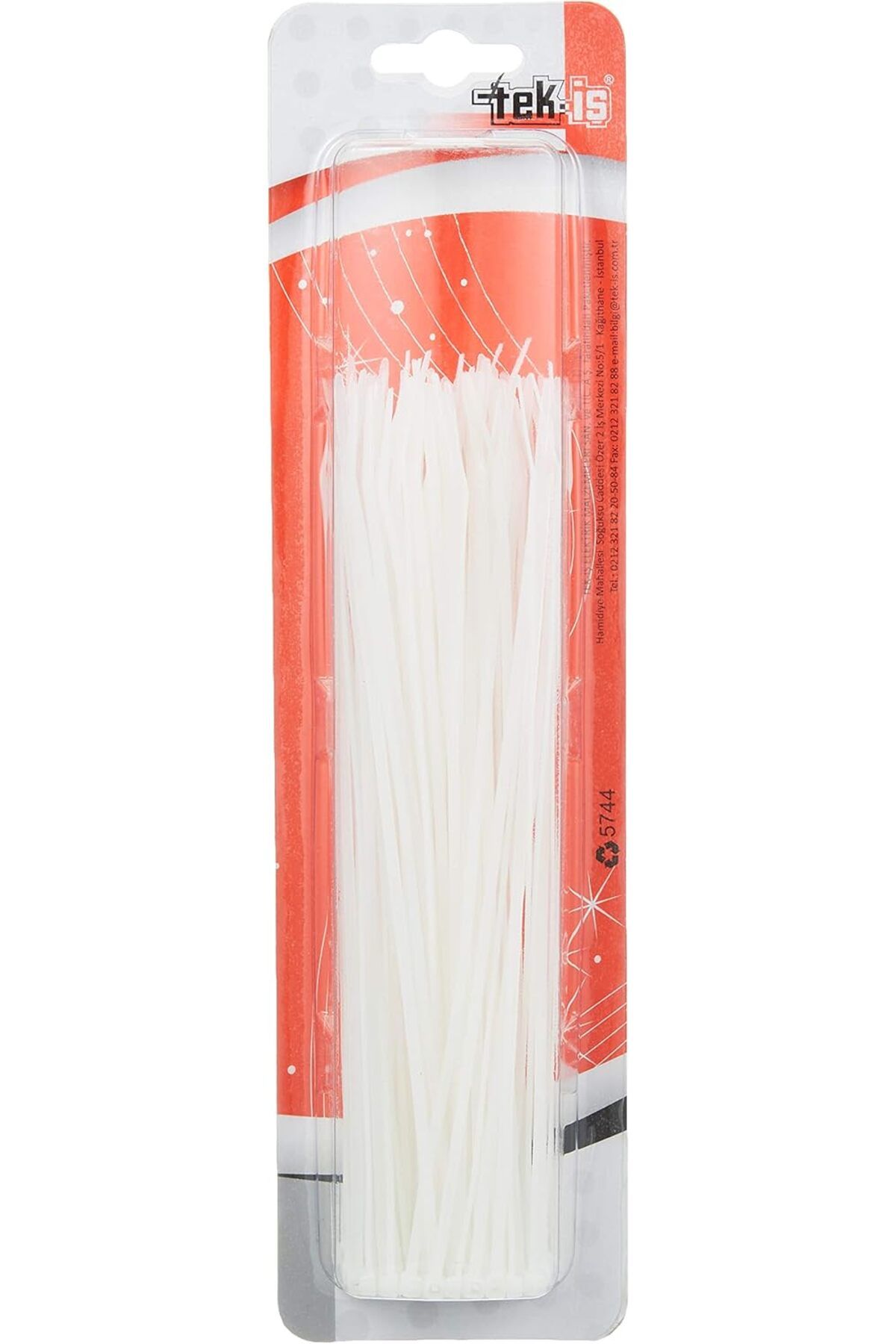 STOREMAX MU-ARTSHOP Kablo Bağı 200 X 2.5 mm 100 Adet Beyaz tnca 871301