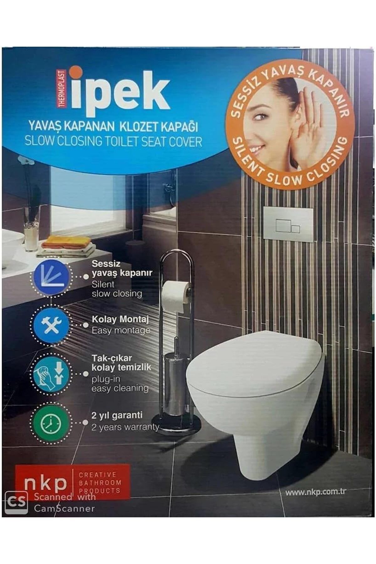 STOREMAX httphop İpek Tak-Çıkart Yavaş Kapanan Amortisörlü Klozet Kapağı NewDesingshop 1092444