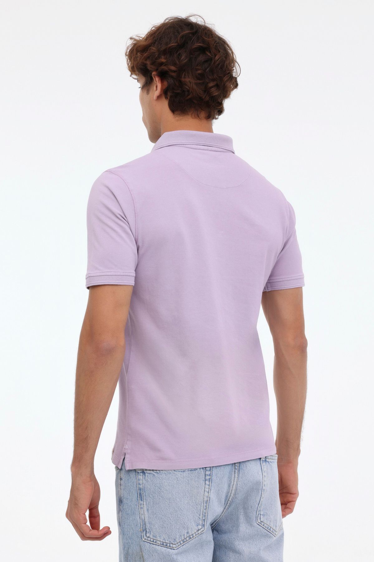 تی شرت آستین کوتاه مردانه M-BS20 BSC POLO T-SH 4FX Lilac Lumberjack