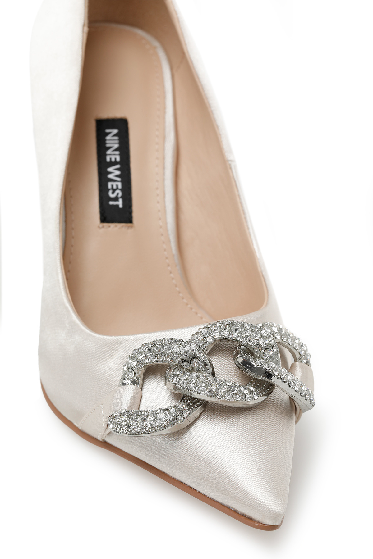 Nine West-Bıne2 2pr Béžové dámské boty na podpatku 8