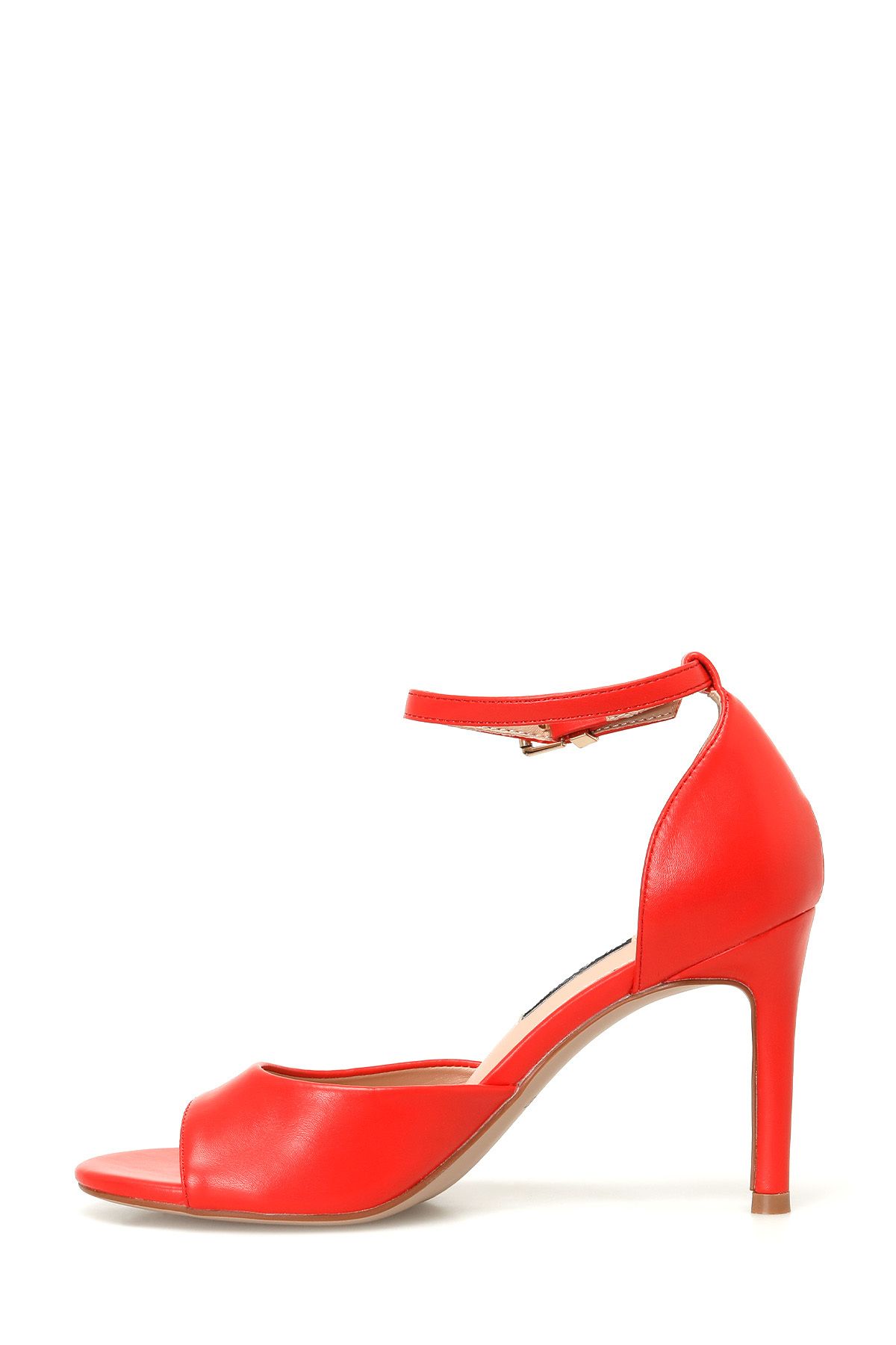 Nine West-Sandały damskie na obcasie Perra 3Fx Red 3