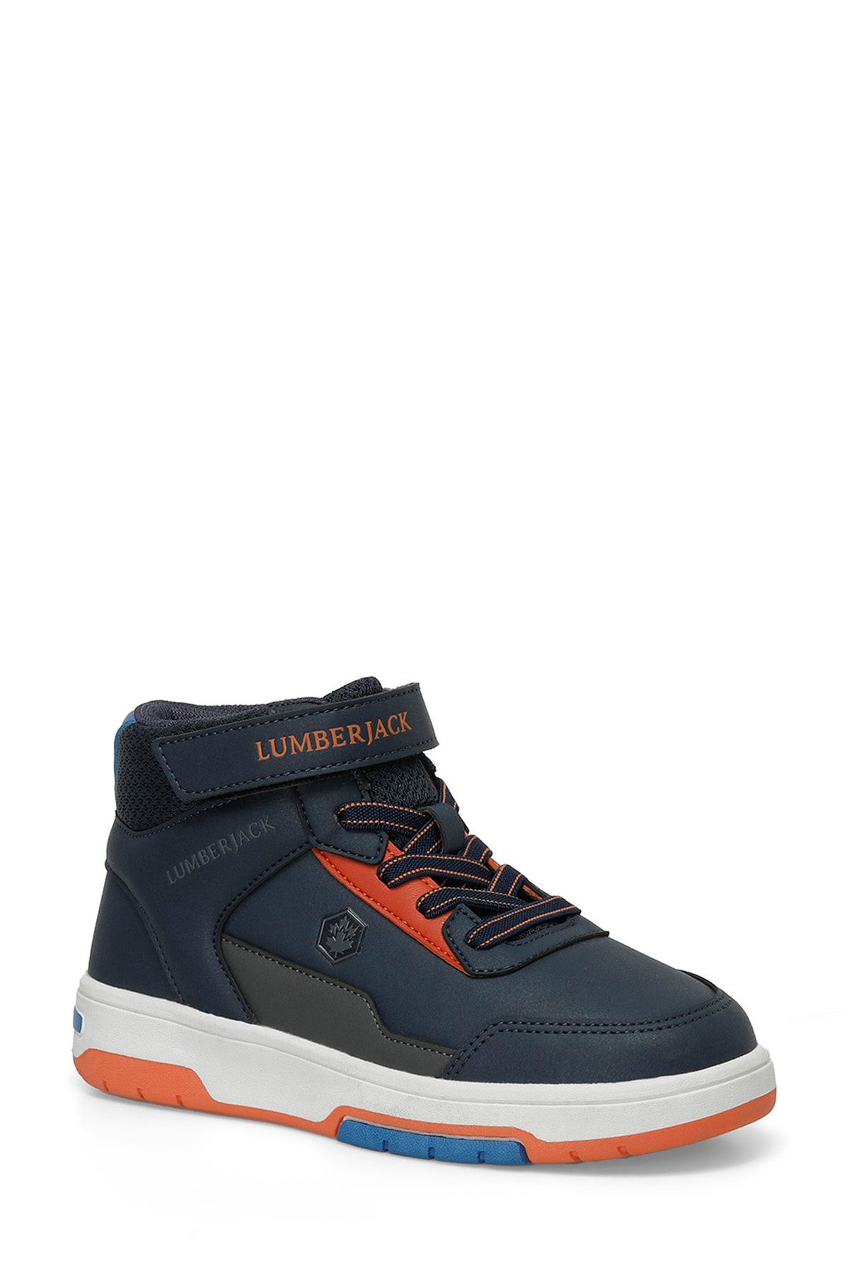 کفش کتانی بلند پسرانه NITRA HI 4PR Navy Blue Boy Lumberjack