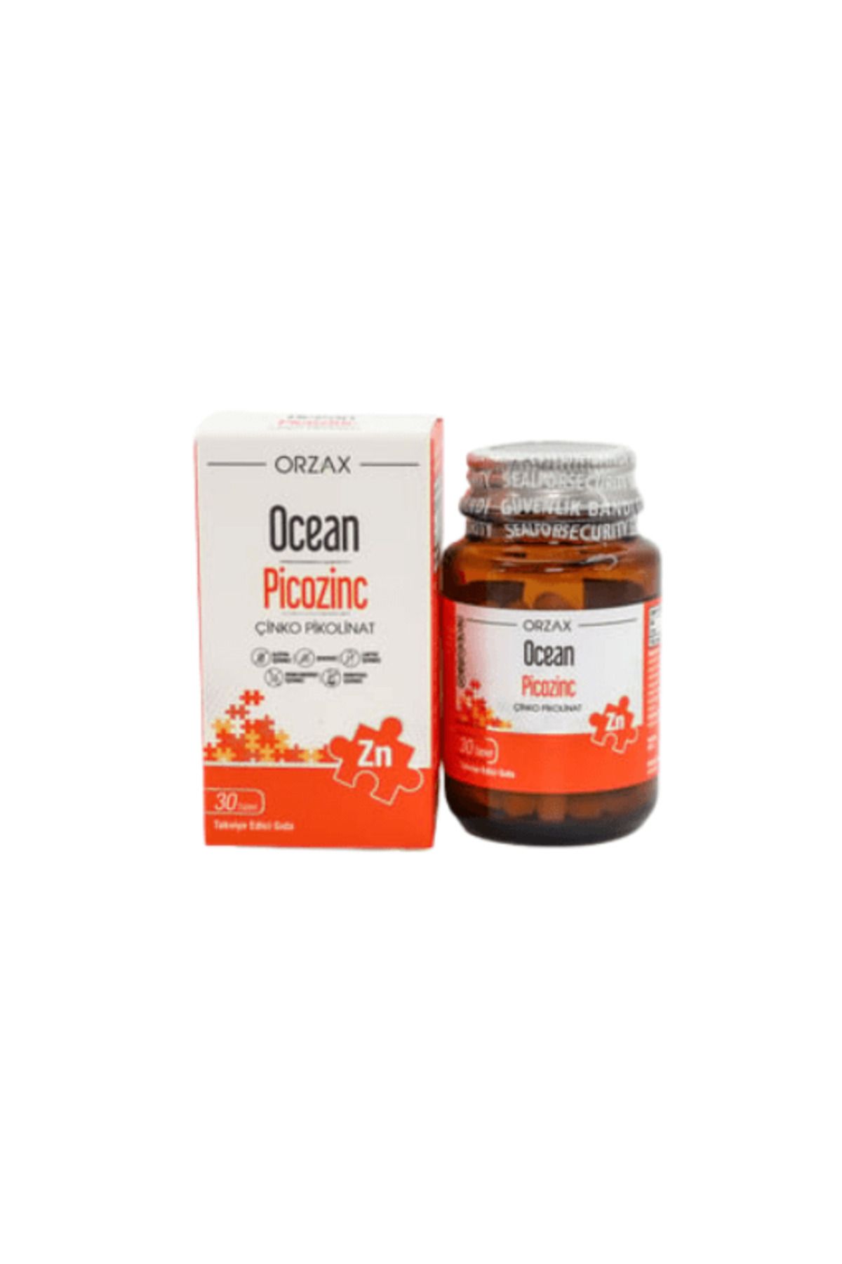 Orzax OCEAN PICOZINC 30 TABLET ÇİNKO PİKOLİNAT