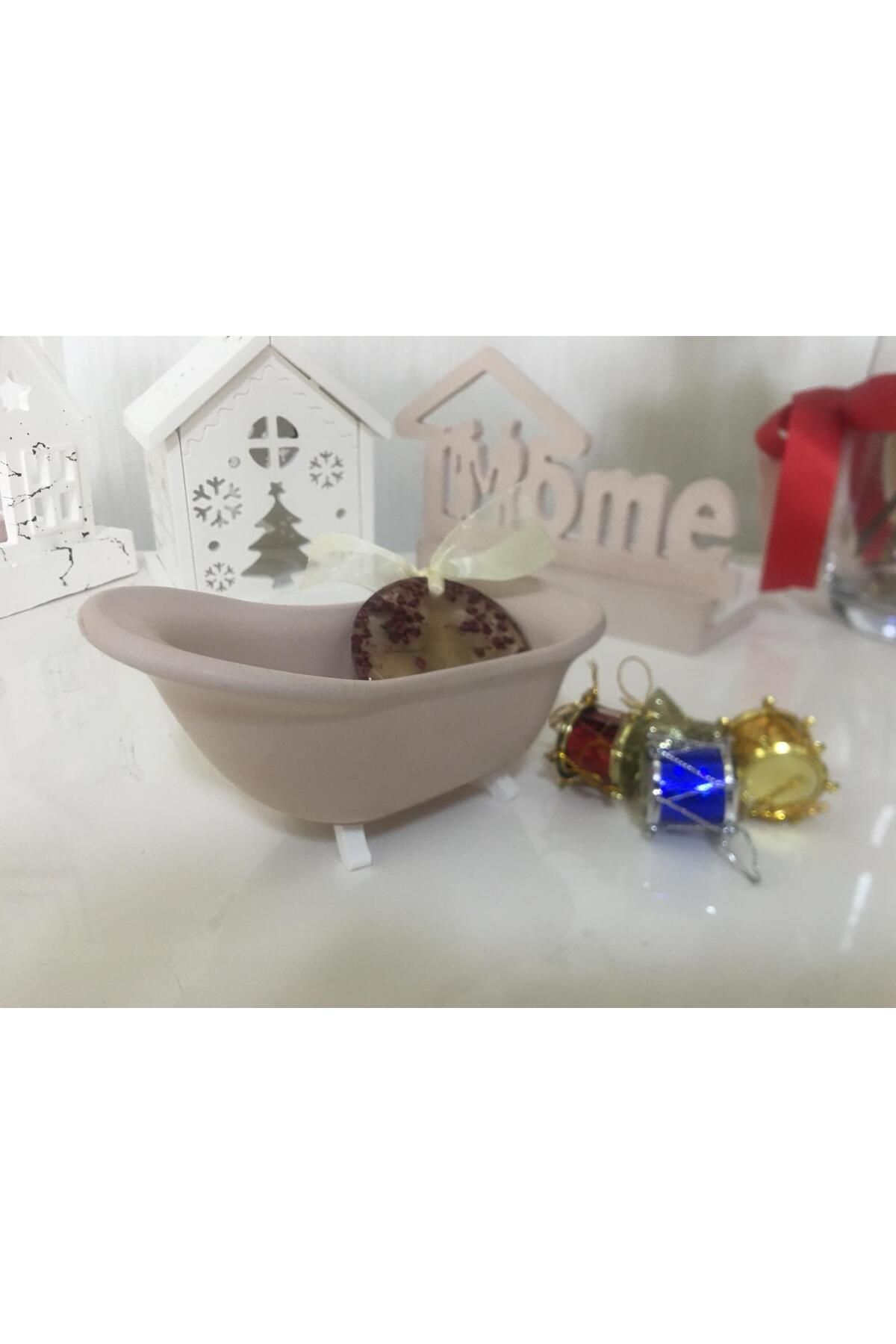 ATLAS SİLİKON PASTA EKİPMANLARI-7X8X5 cm Decorative Ornament - Tub-Shaped, Succulent-Flower Holder, Candle Holder 4