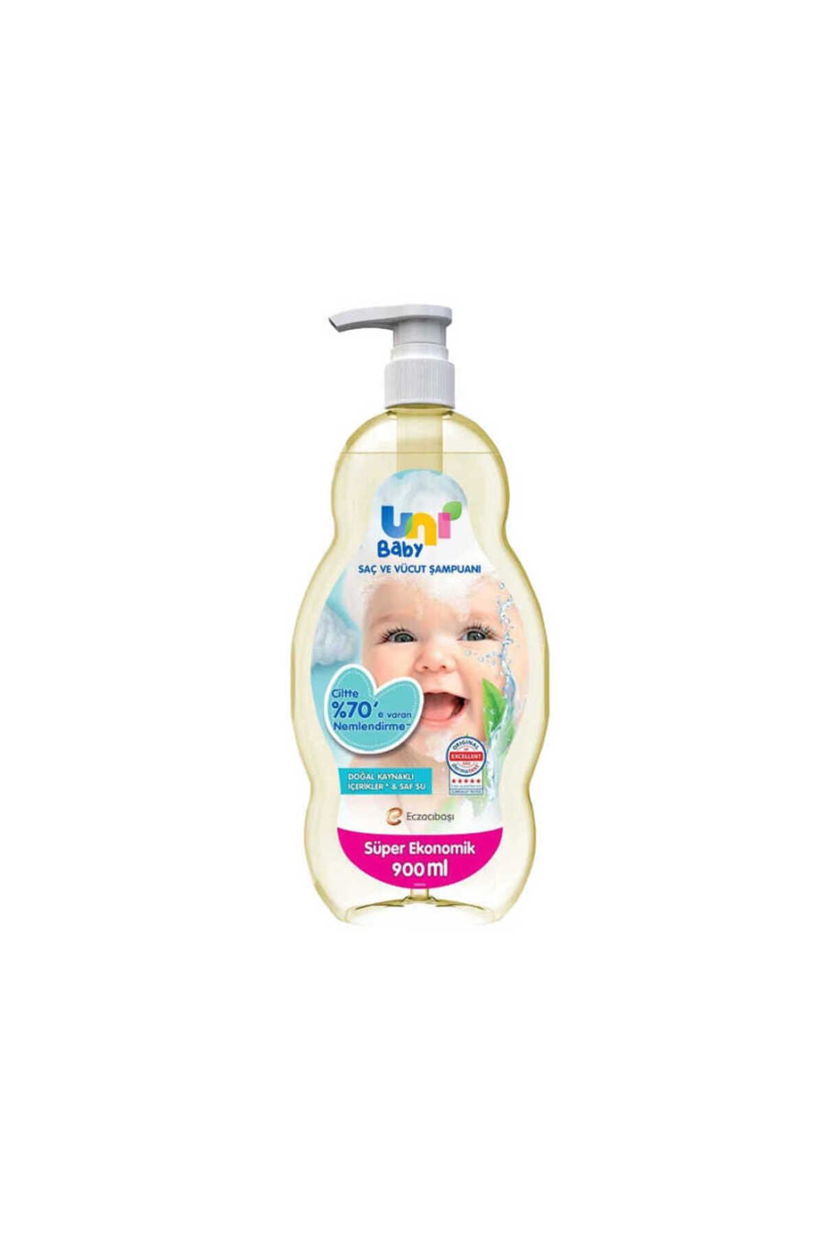 Uni Baby SAÇ VE VÜCUT ŞAMPUANI 900ML SÜPER EKONOMİK