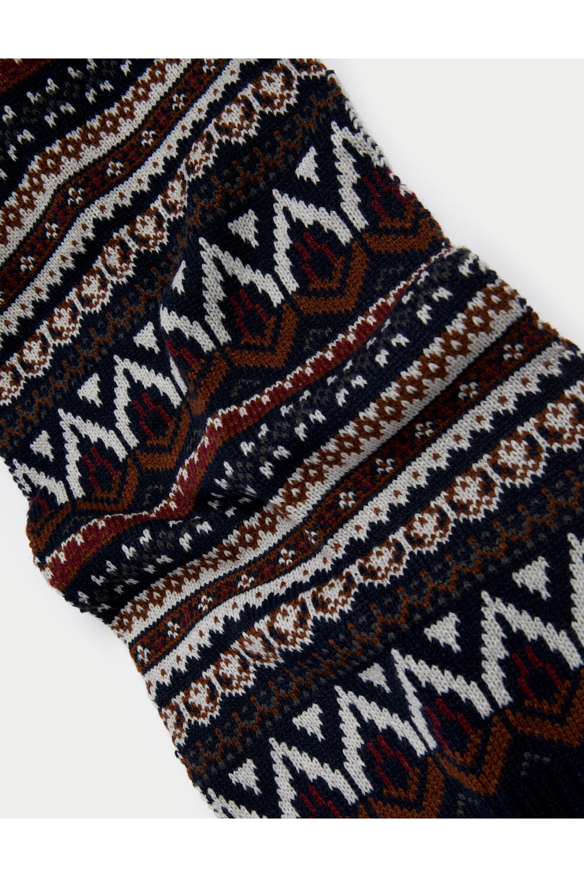 روسری بافتنی Fair Isle Marks & Spencer