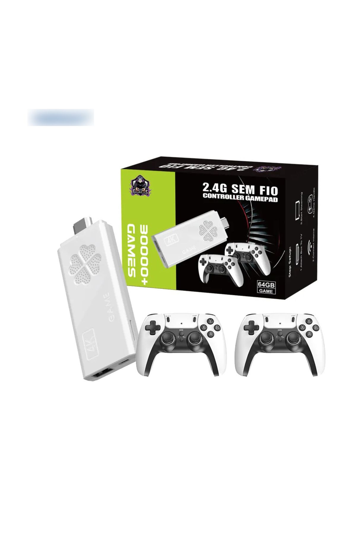 RAEES Game Stick 30000+ Games 64 GB 2.4G Controller Gamepad 2025 Model