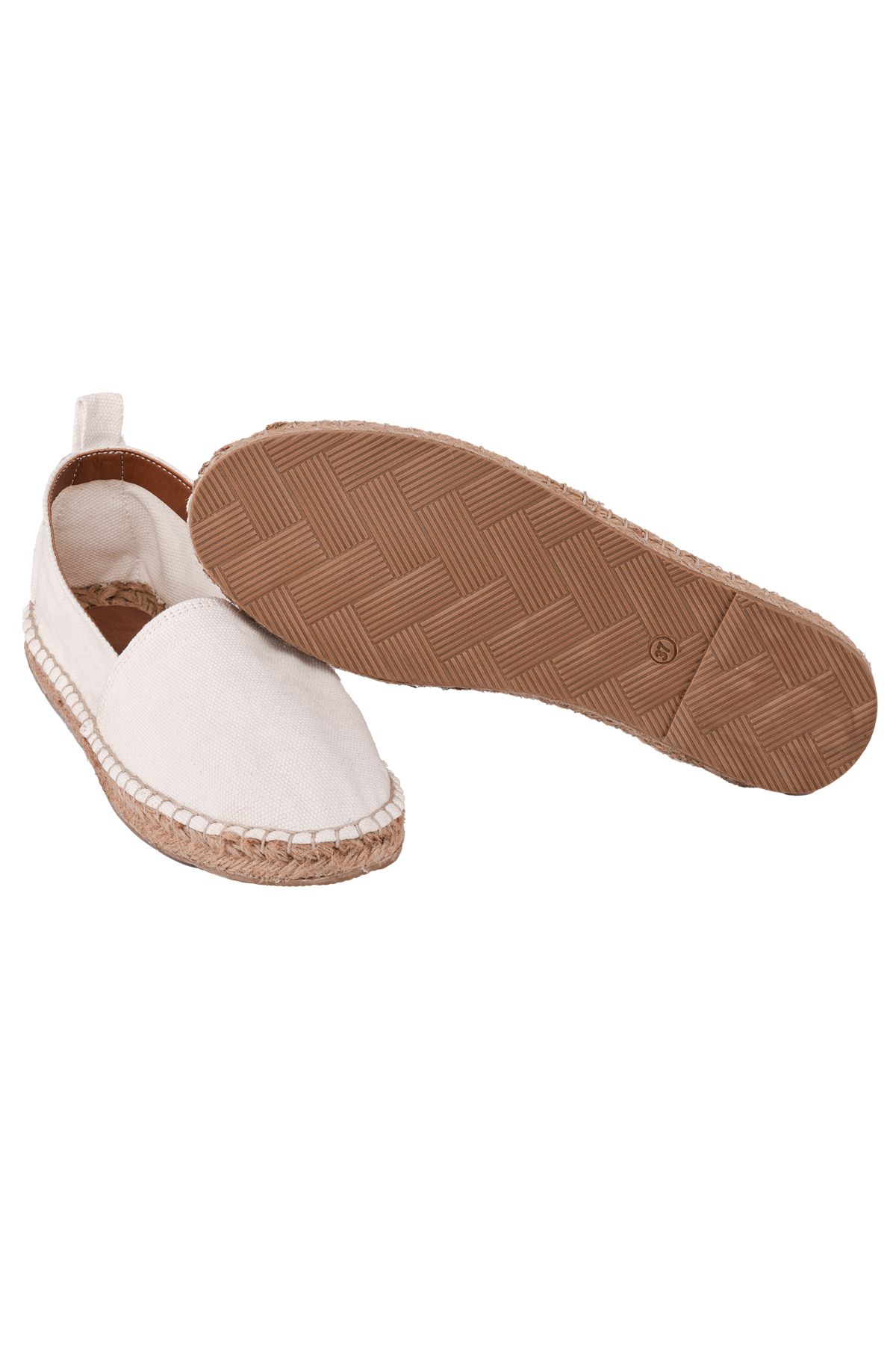 Streetfly-Handmade Straw Sole White Women's Espadrille 3