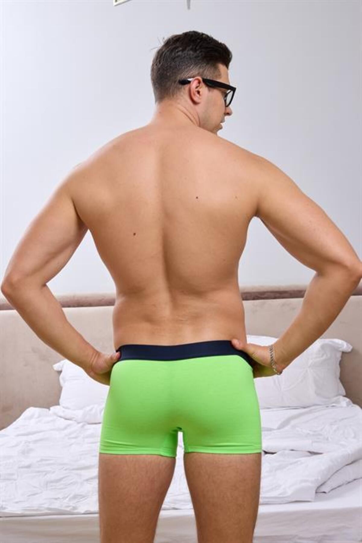 ILISANA-Men's Neon Green Boxers 3