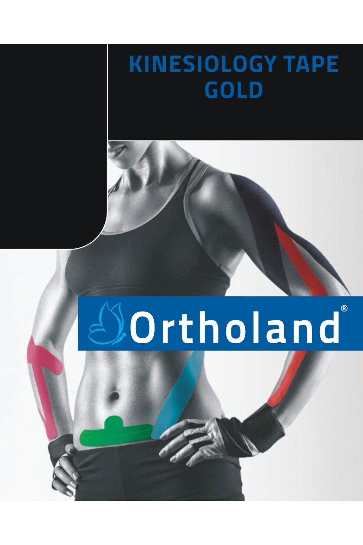 Ortholand KINESIOLOGY BANT 5 CM*5 MT YEŞİL KAMUFLAJ