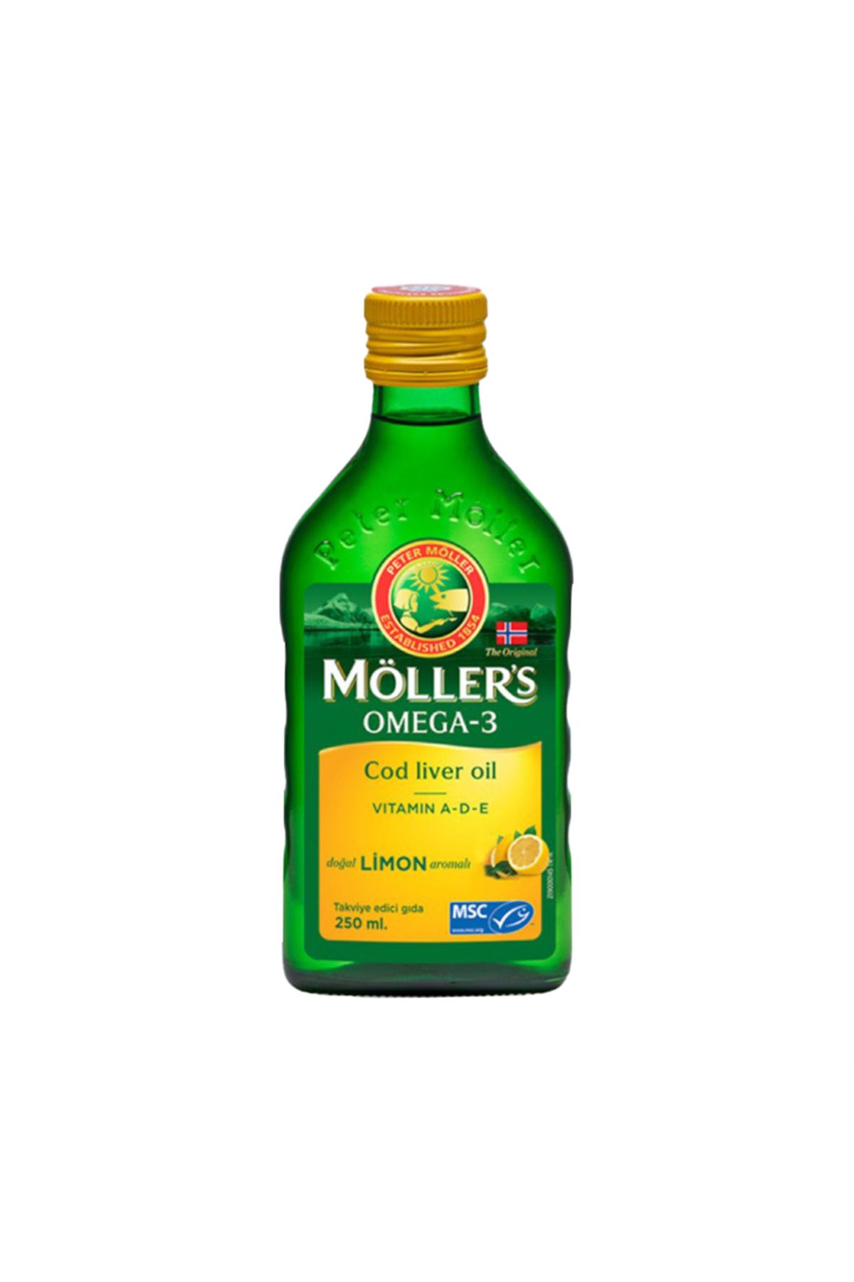 Möller's Omega 3 Limonlu Balık Yağı Şurubu 250 ml