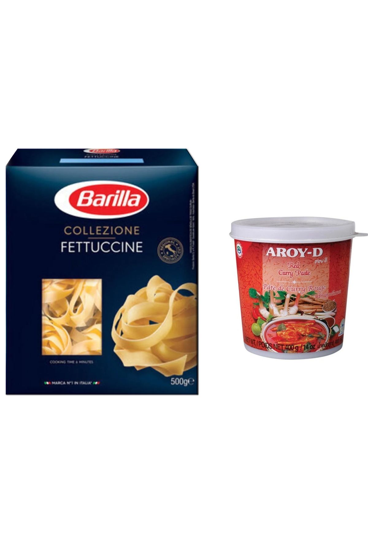 TGB TEDARİK KIRMIZI KÖRİ EZMESİ VE FETTUCINI MAKARNA 2'Lİ SET