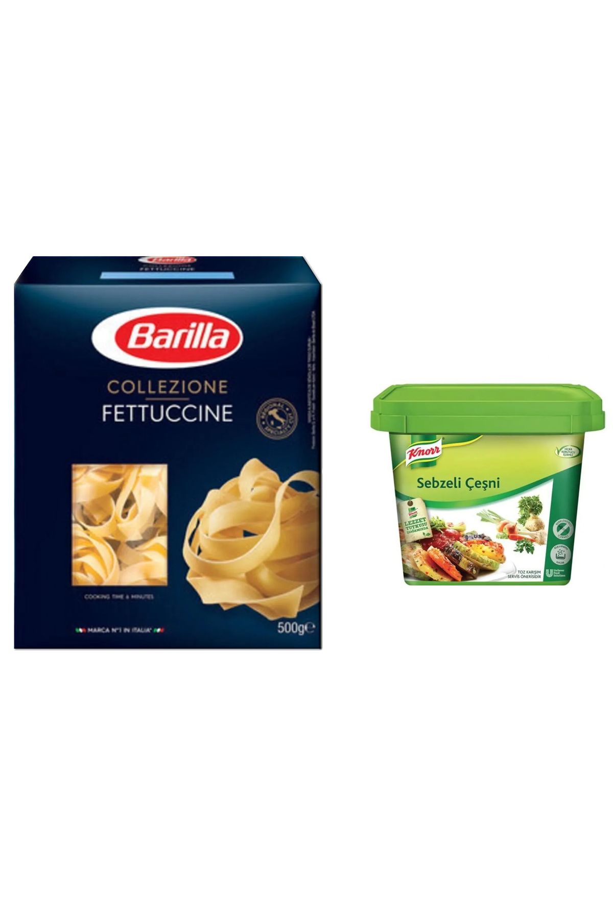 TGB TEDARİK SEBZELİ ÇEŞNİ VE FETTUCINI MAKARNA 2'Lİ SET