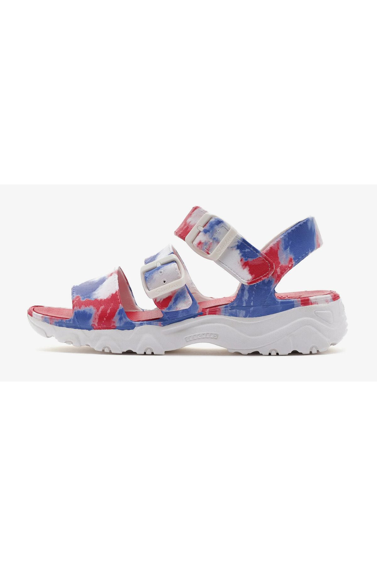 SKECHERS Foamies: D'lites 2 - Miss Independent 111249 WBLR Kadın Beyaz Sandalet