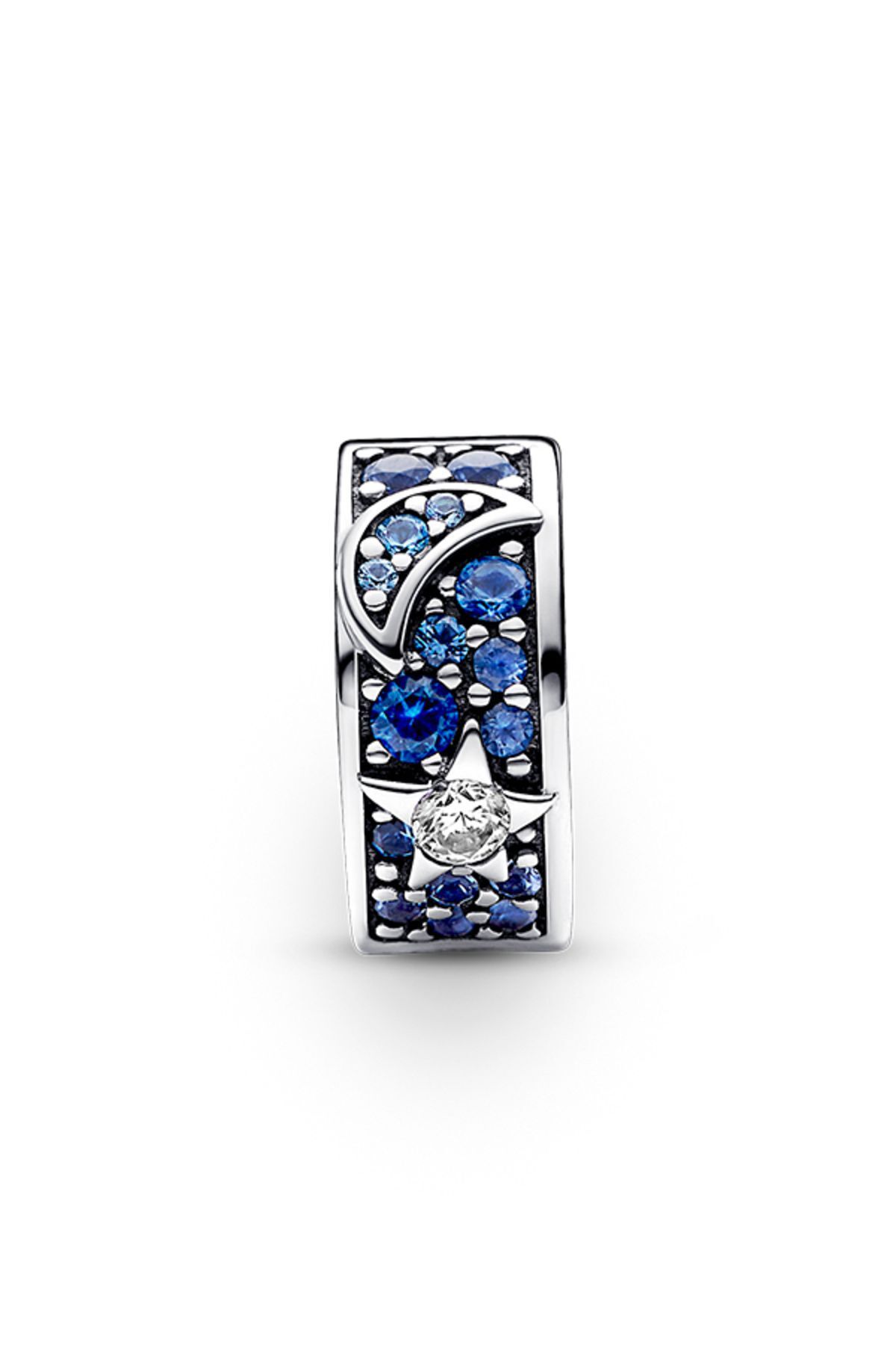 چارم چند رنگ Sky Sun ، Star and Moon Clip Charm Pandora