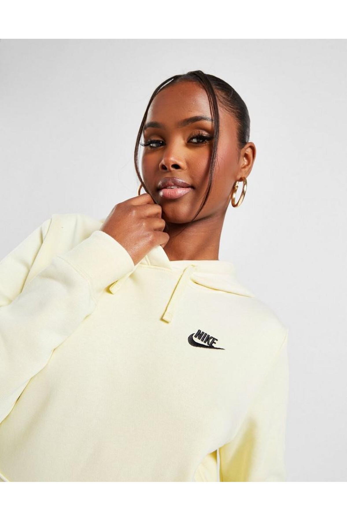 Nike NSW Phoenix Fleece Po Hoodie Kadın Kapüşonlu Sweatshirt görsel 4