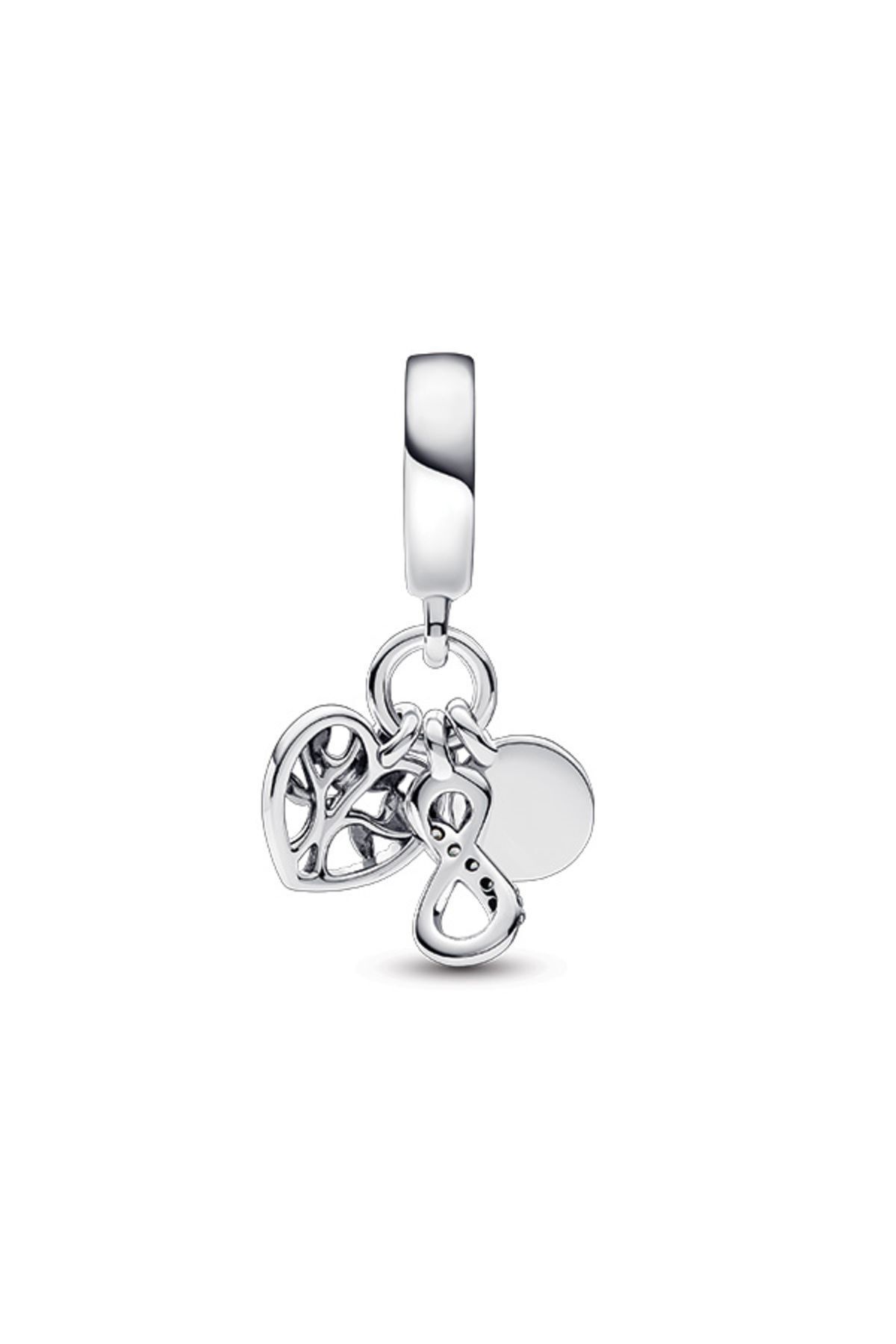 چارم خاکستری نقره سازگار خانواده بی پایان عشق به لرزش سه گانه Pandora