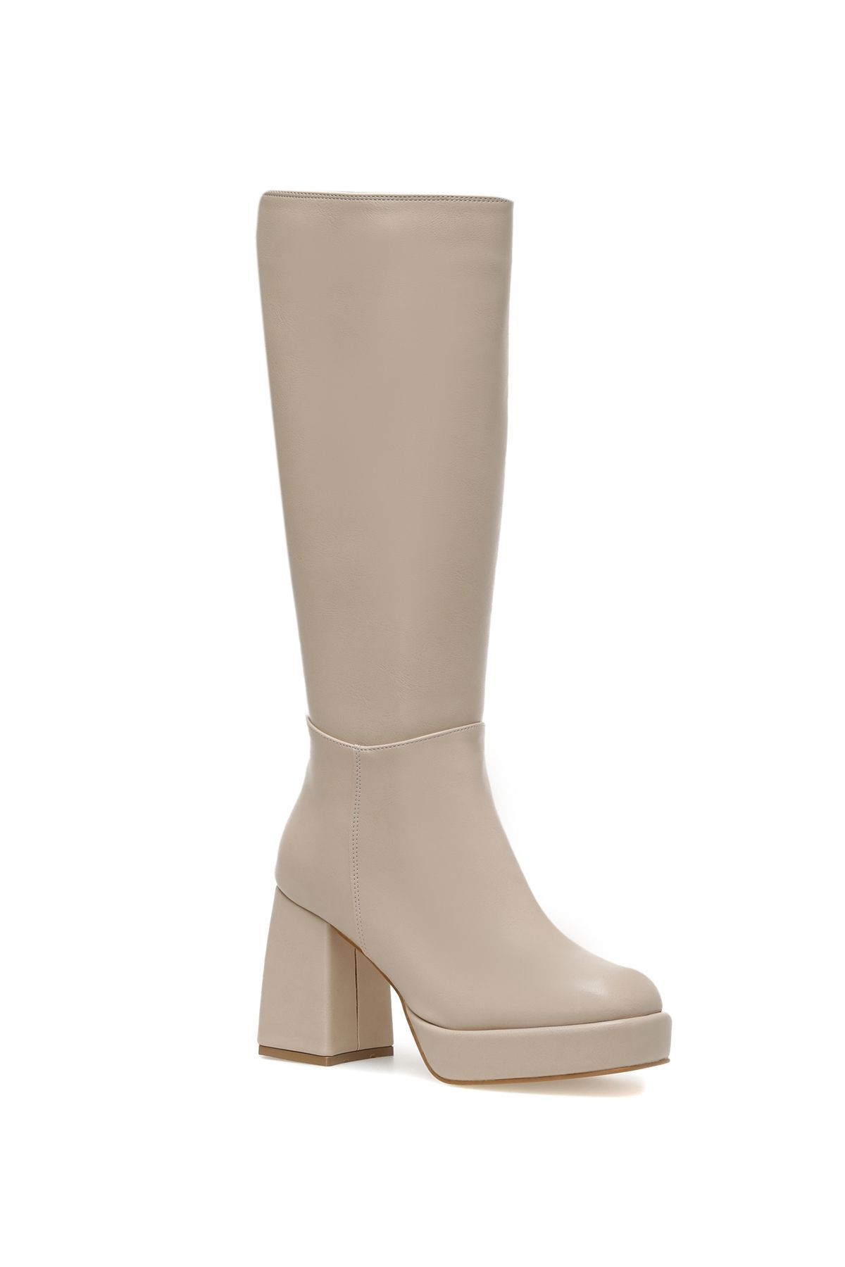 Butigo-Henry 2pr Beige Women's Heeled Boots 2