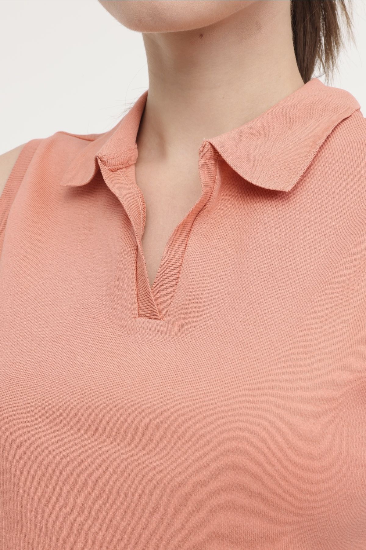 Kinetix-WB Polo Collar 10MDK212 4FX - Tricou pentru femei Dusty Rose 4