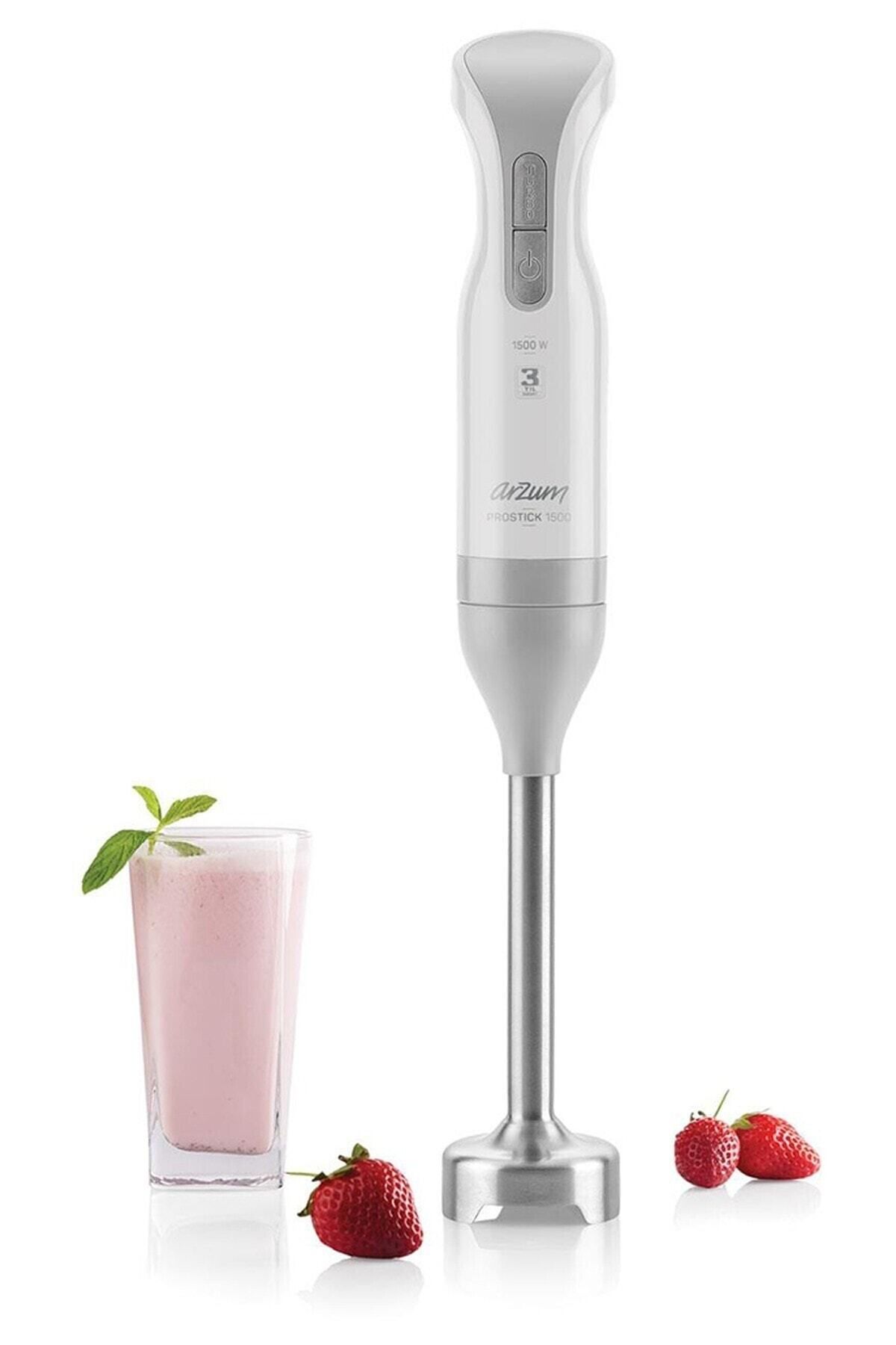 Arzum Ar1014 Prostick 1500 Çubuk Blender Seti - Beyaz-2